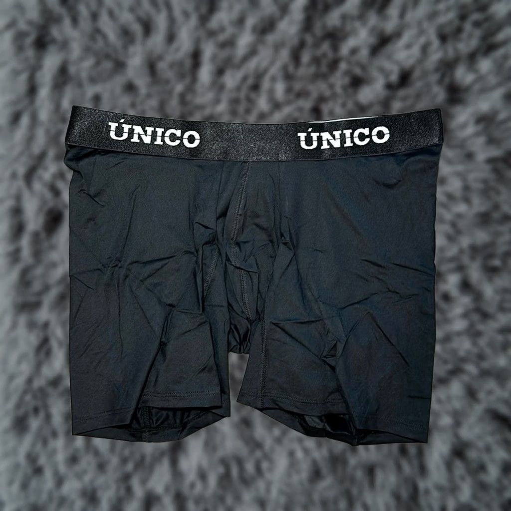 Vintage Unico Boxer Brief - L Black Men's Underwear Regular Size Large Size 42R - 1 Thumbnail