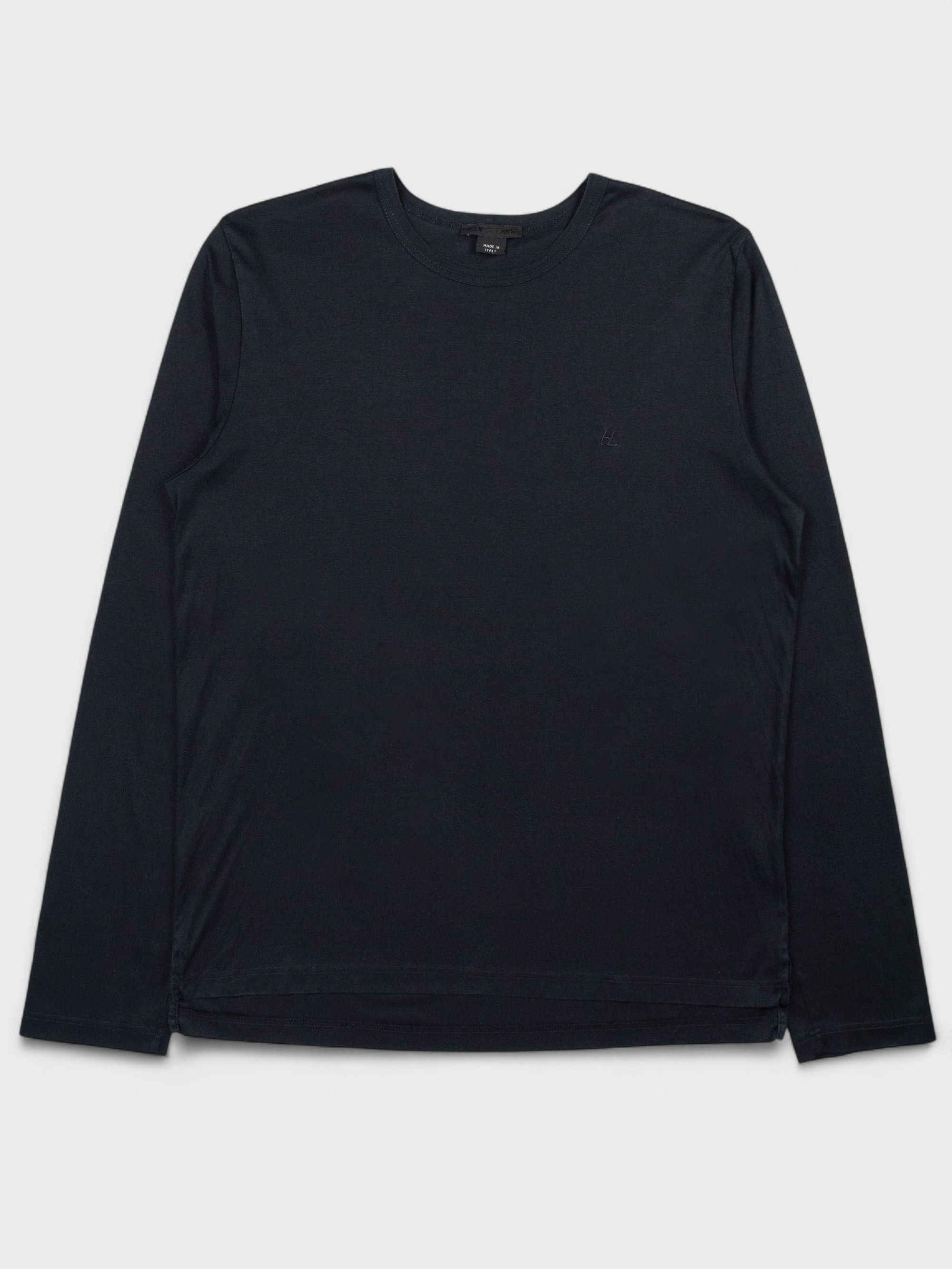 Helmut Lang vintage Helmut Lang basic long sleeve t-shirt (dark navy) Size US M / EU 48-50 / 2 - 1 Thumbnail