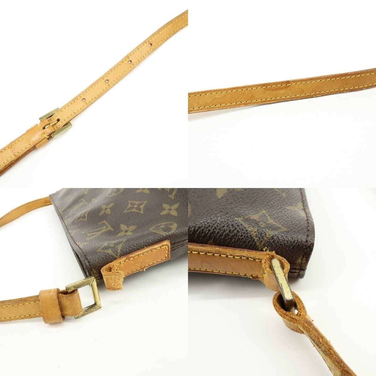 Louis Vuitton Louis Vuitton Monogram Trotteur Canvas Shoulder Bag Brown Size ONE SIZE - 4 Thumbnail