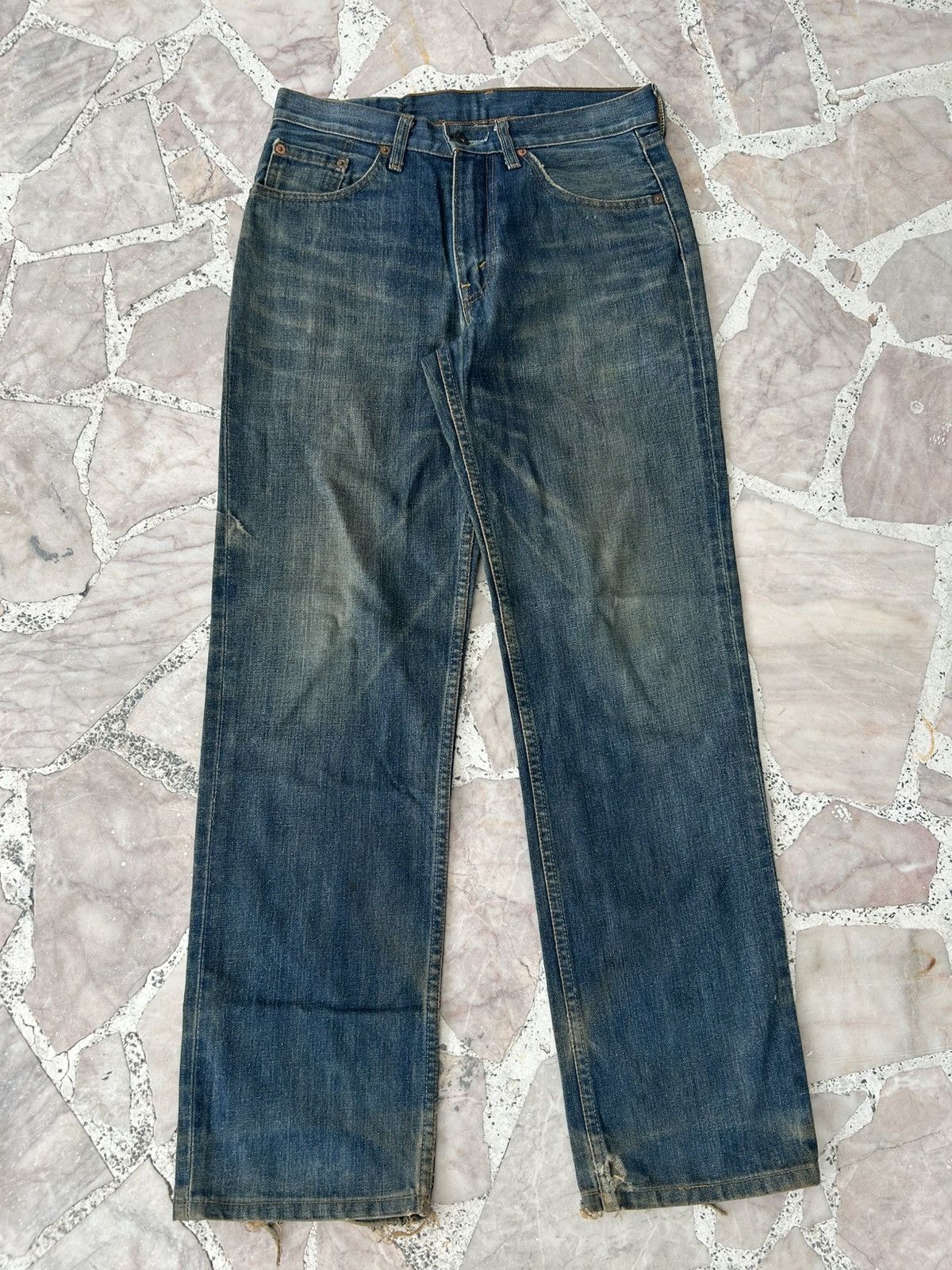 Levi's Levis Vintage 502 Japan Redtab Ripped Denim Size US 30 / EU 46 - 1 Thumbnail