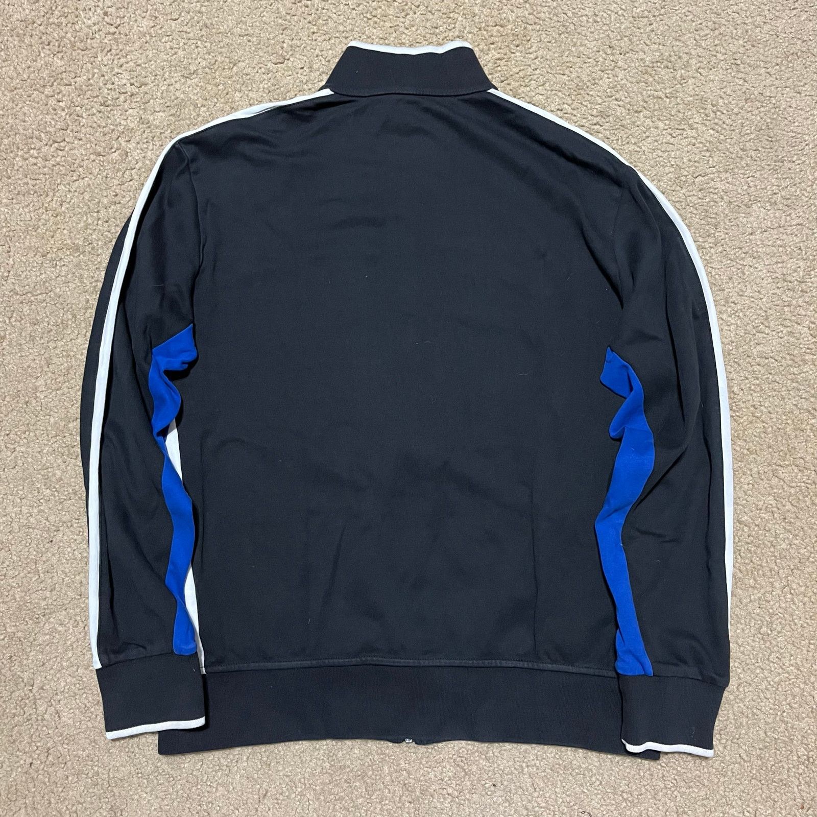 Polo Ralph Lauren Polo Ralph Lauren Blue/White Striped Full Zip Black Jacket Size US L / EU 52-54 / 3 - 2 Thumbnail