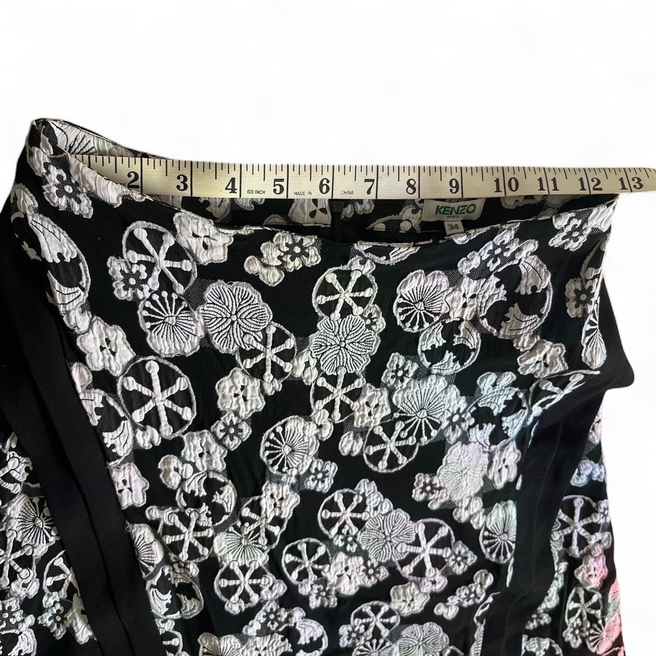 Kenzo KENZO • RARE VINTAGE 90s JAPANESE WAGARA SAKURA FLORAL SKIRT Size 26" / US 2 / IT 38 - 2 Thumbnail
