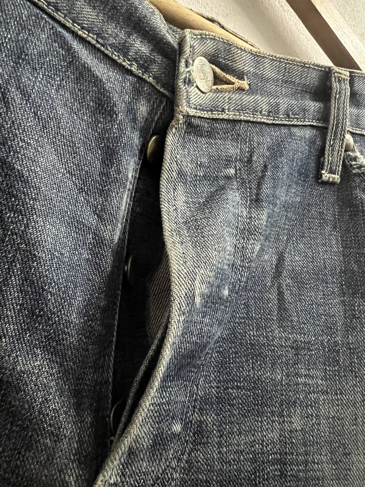 Vintage VINTAGE WRANGLER BLUE BELL SELVEDGE DENIM Size US 34 / EU 50 - 4 Thumbnail