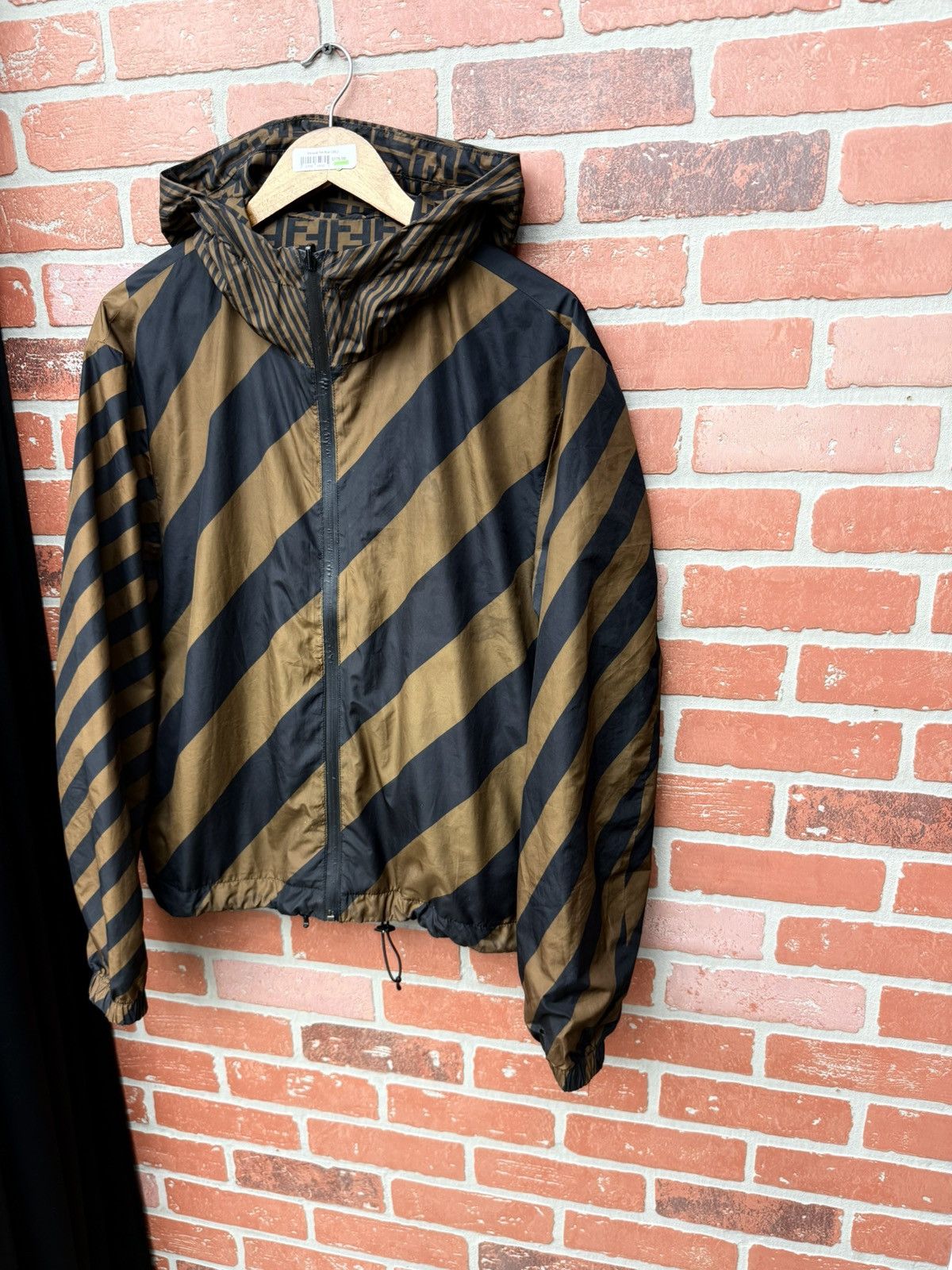 Fendi Fendi Zucca Monogram Reversible Windbreaker Jacke Size US S / EU 44-46 / 1 - 24 Thumbnail