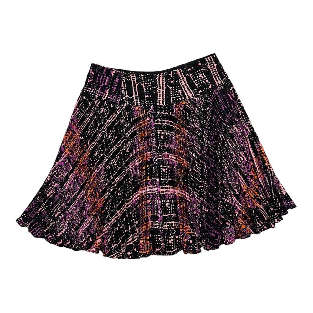 Designer Nanette Lepore l Flippy Weave Skirt in Orchid Multi Size 0 Size 25" / US 0 / IT 36 - 3 Thumbnail