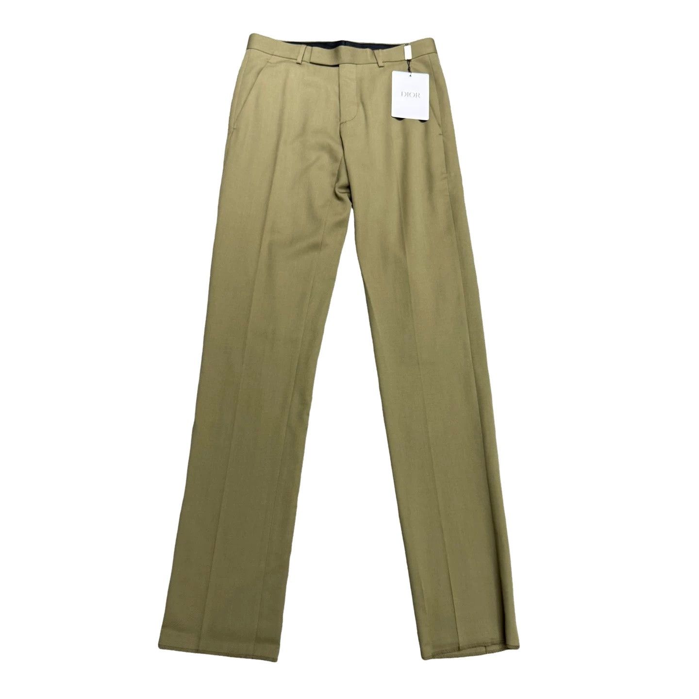 Dior Dior Olive Virgin Wool Pants Size 28 Size US 28 / EU 44 - 1 Thumbnail