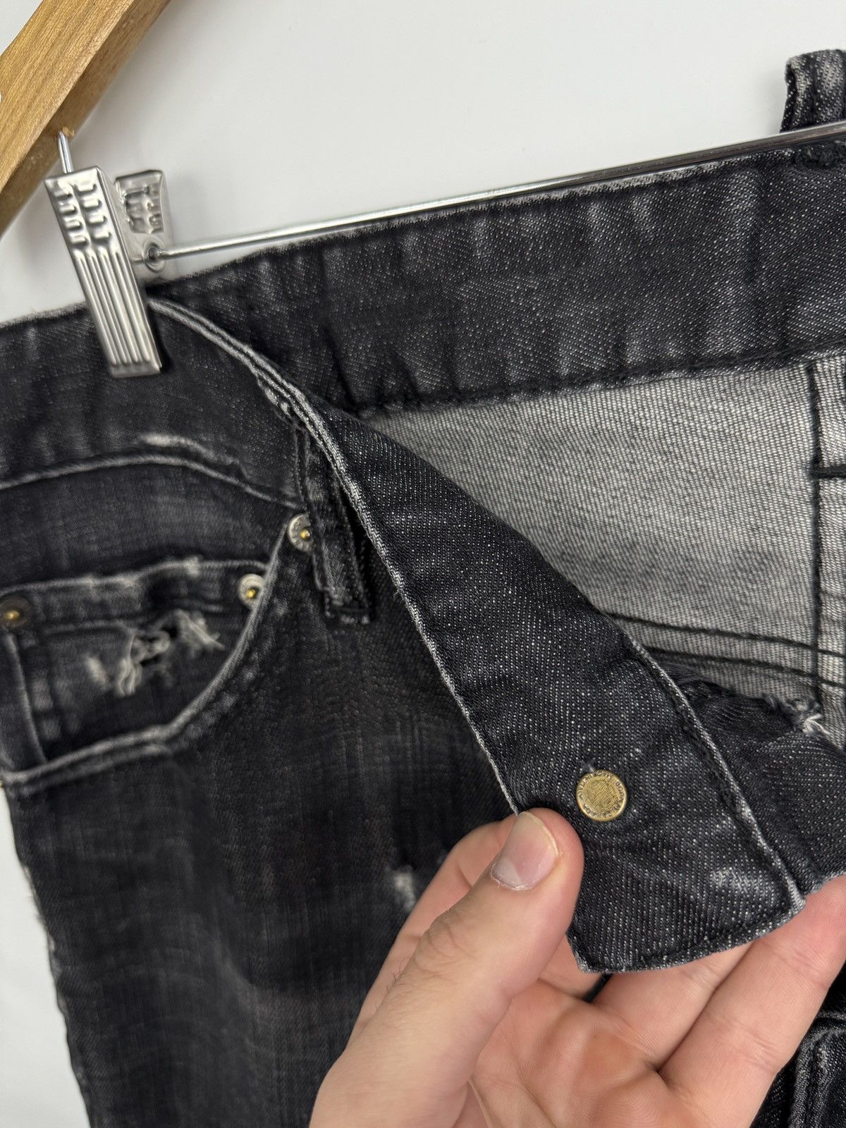 Dsquared2 🇮🇹 Y2K Dsquared2 Punk Jeans Made in Italy Opium Chief Keef Size US 36 / EU 52 - 8 Thumbnail