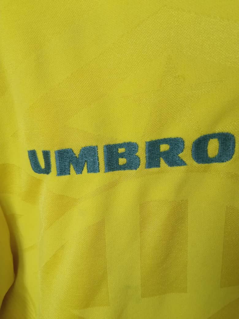 Umbro × Vintage Brazil 1994 Home Jersey Size US L / EU 52-54 / 3 - 6 Thumbnail