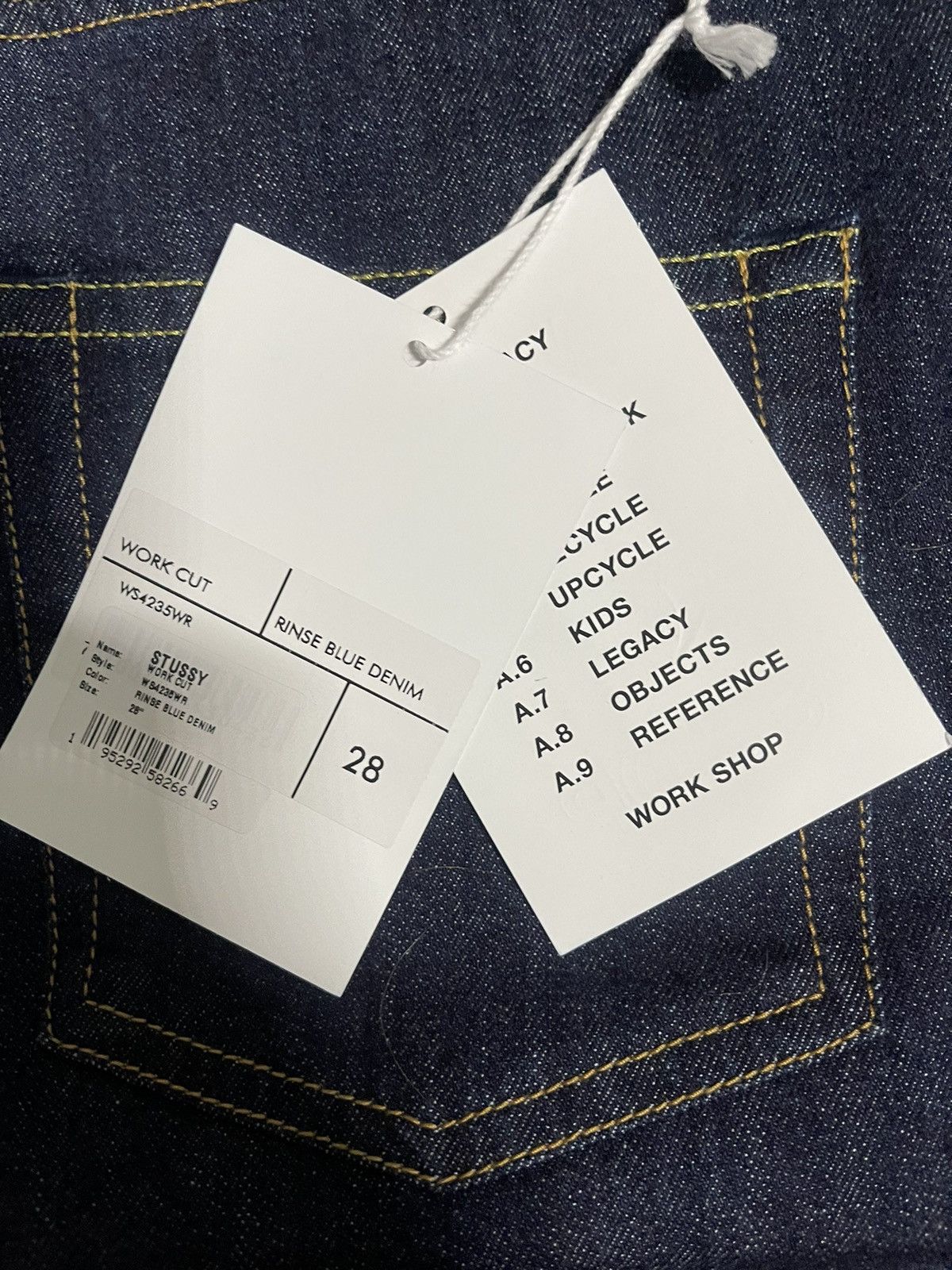 Our Legacy × Stussy Stussy x Our Legacy Rinse Blue Denim Size US 28 / EU 44 - 3 Thumbnail