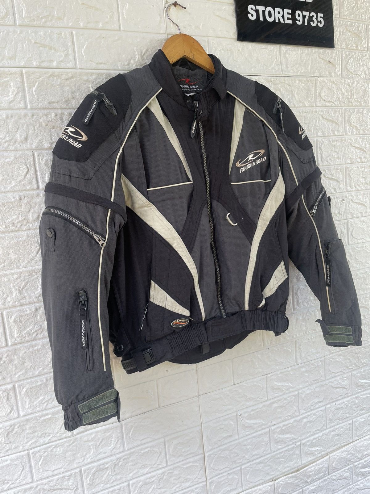 Japanese Brand × Vintage Vintage Rough&Road Motorcycle Jacket Size US M / EU 48-50 / 2 - 3 Thumbnail