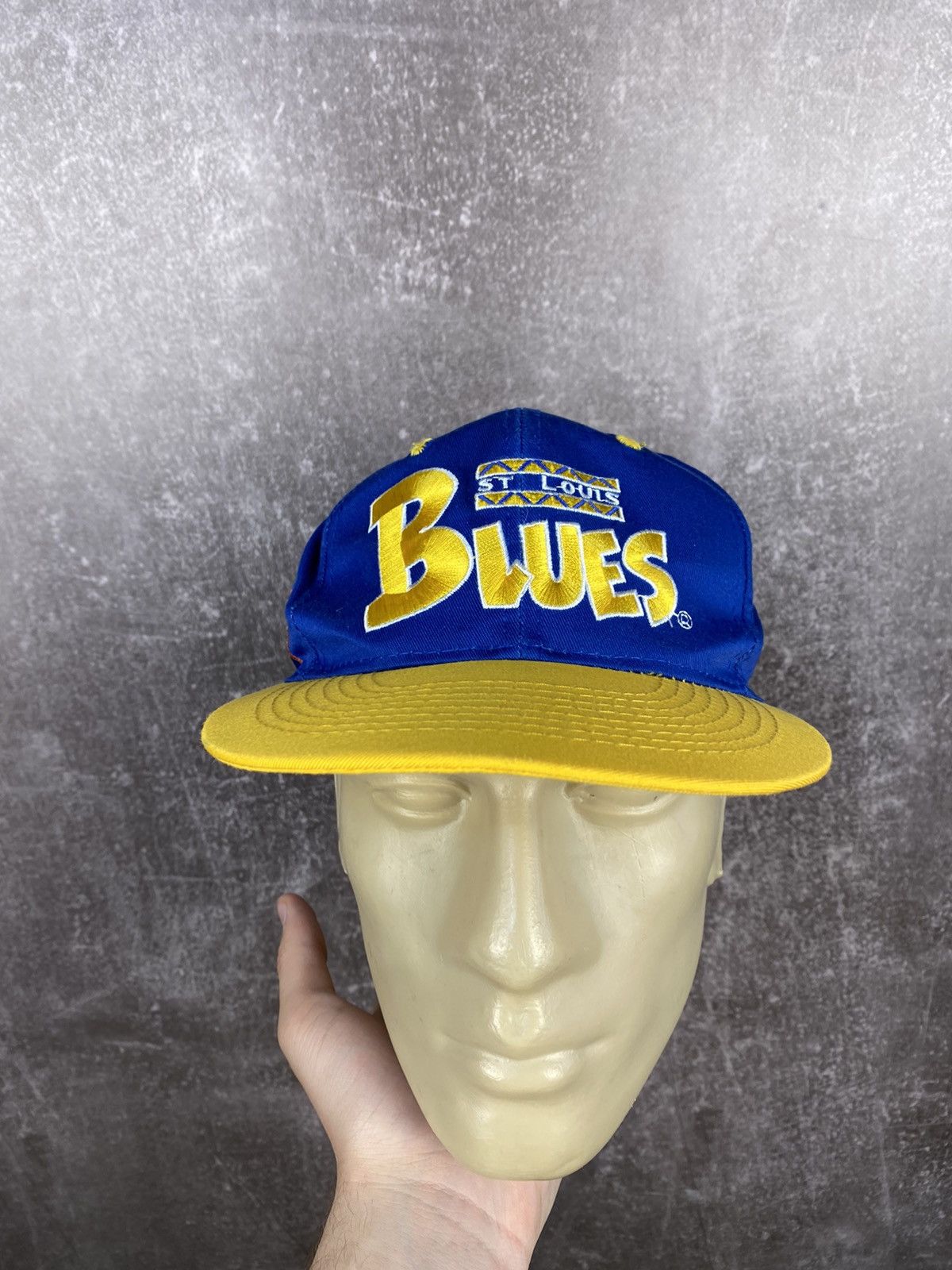 NHL × Sports Specialties × Vintage Vintage St Louis Blues Snapback Hat Size ONE SIZE - 2 Thumbnail