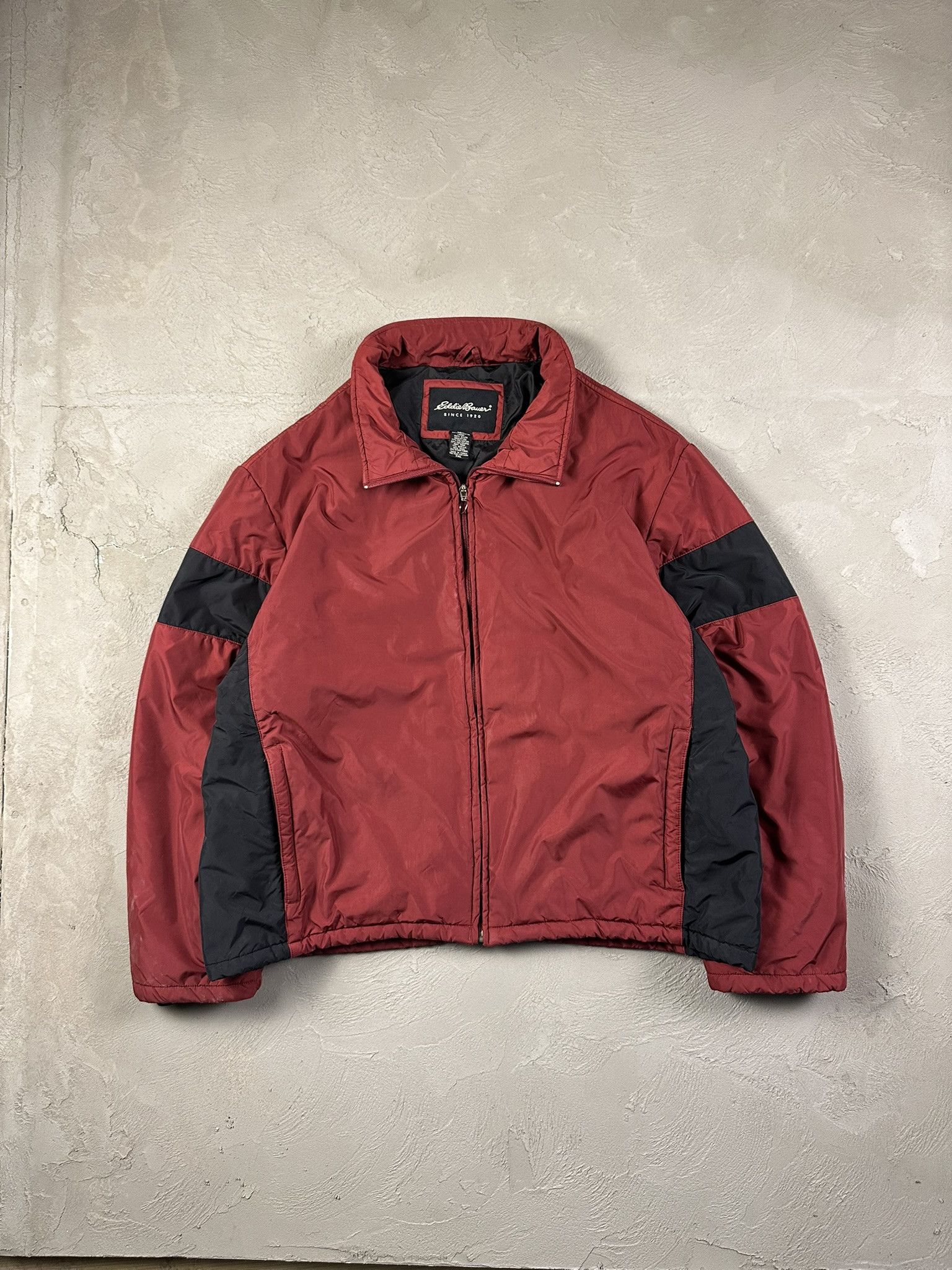 Eddie Bauer Vintage Y2k Eddie Bauer Nylon Boxy Bomber Zip Jacket Size US XXL / EU 58 / 5 - 1 Thumbnail