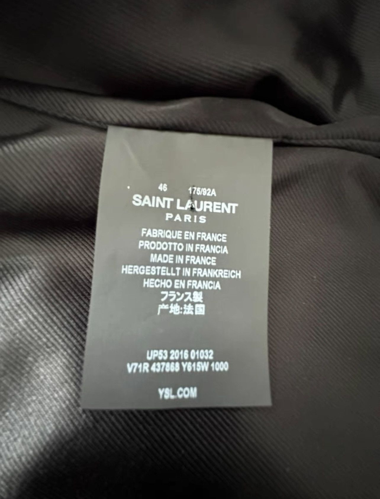 Saint Laurent Paris *RARE* Saint Laurent Paris AW16 Stiched Floral Jacket Size US S / EU 44-46 / 1 - 6 Thumbnail