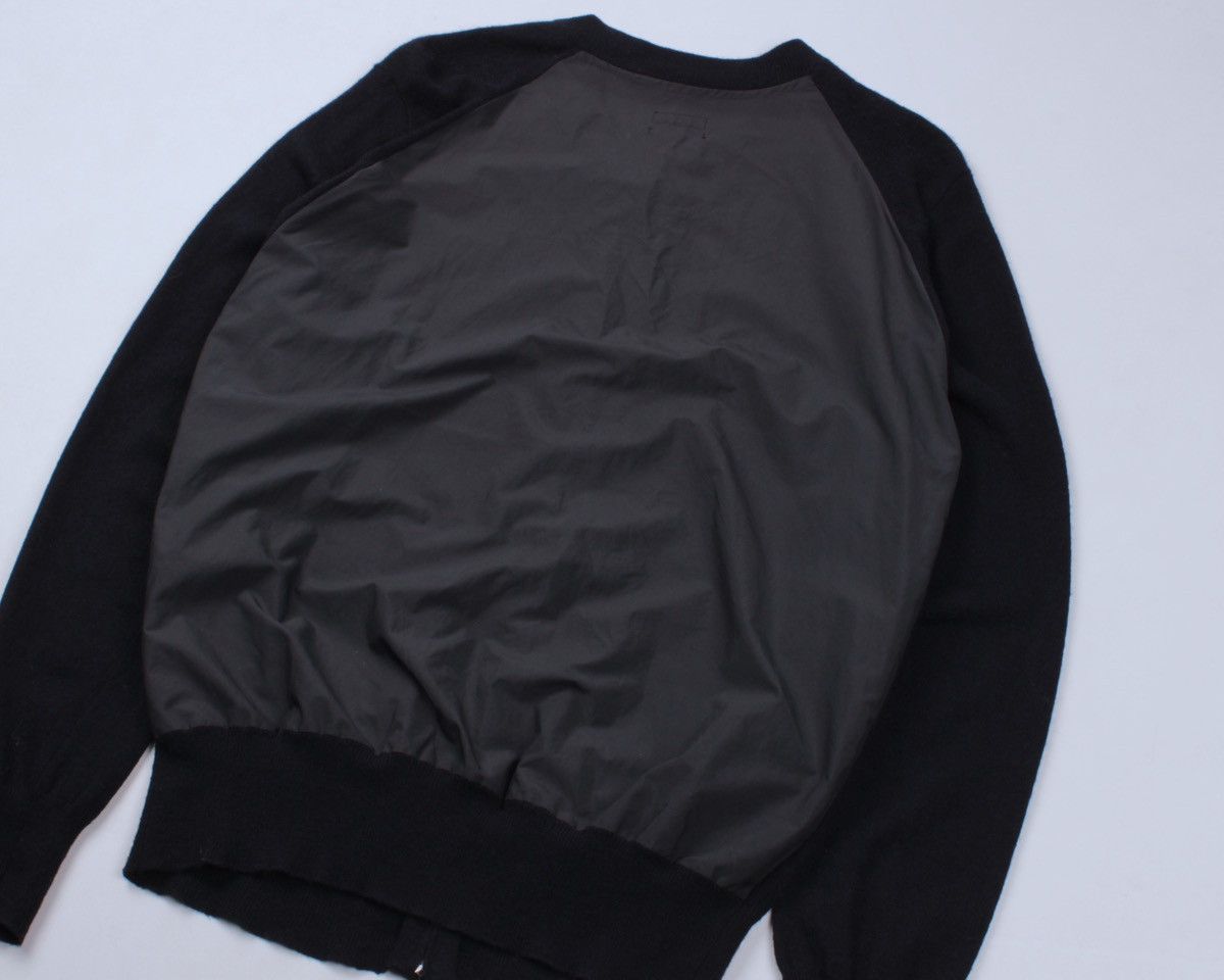Allsaints × Designer ALLSAINTS Juku Bomber Wool Nylon Full Zip Cardigan Sweater Size US XL / EU 56 / 4 - 13 Thumbnail