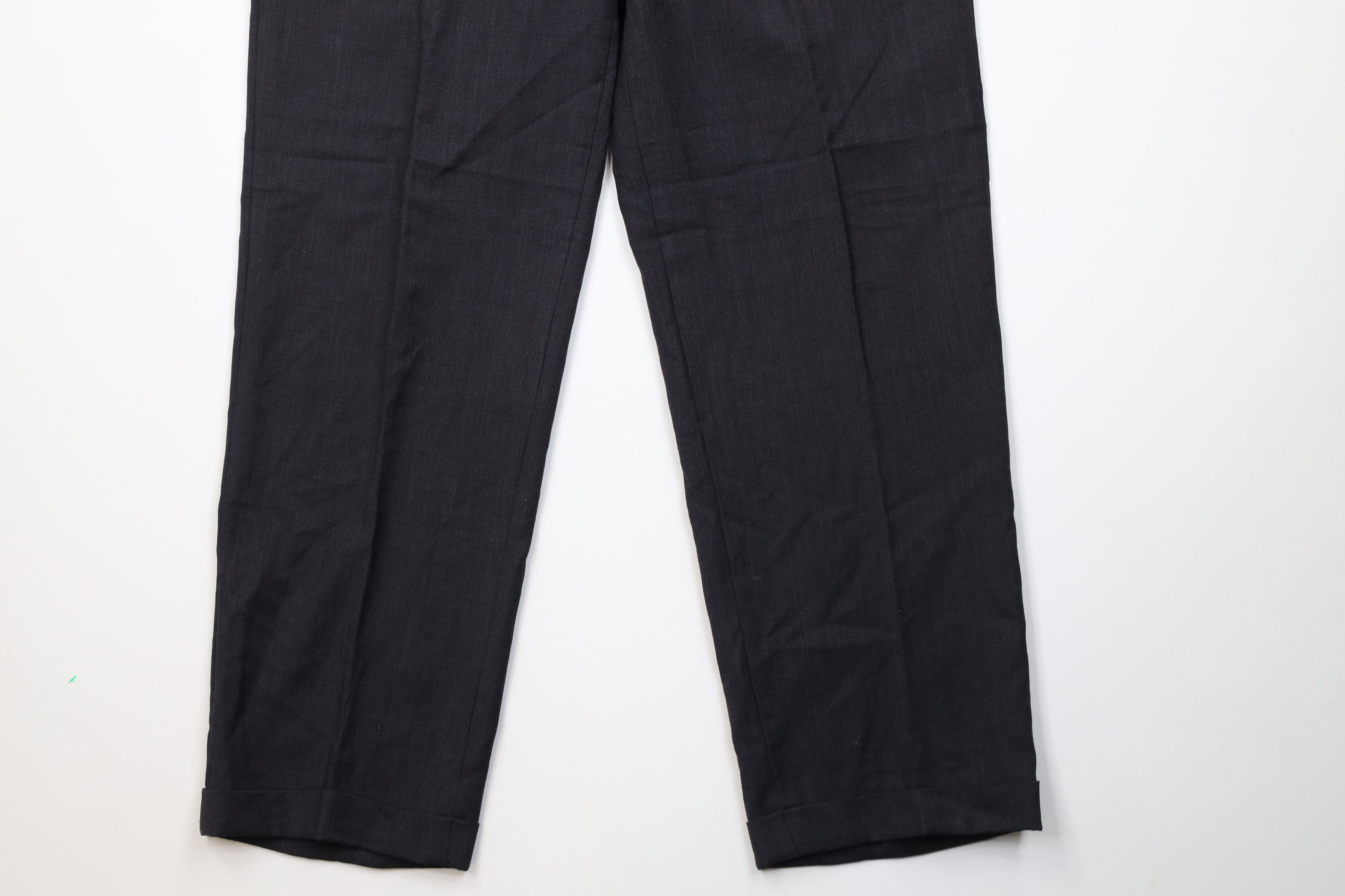 Vintage Vintage 70s Streetwear Wool Knit Wide Leg Chino Pants USA Size US 32 / EU 48 - 4 Thumbnail