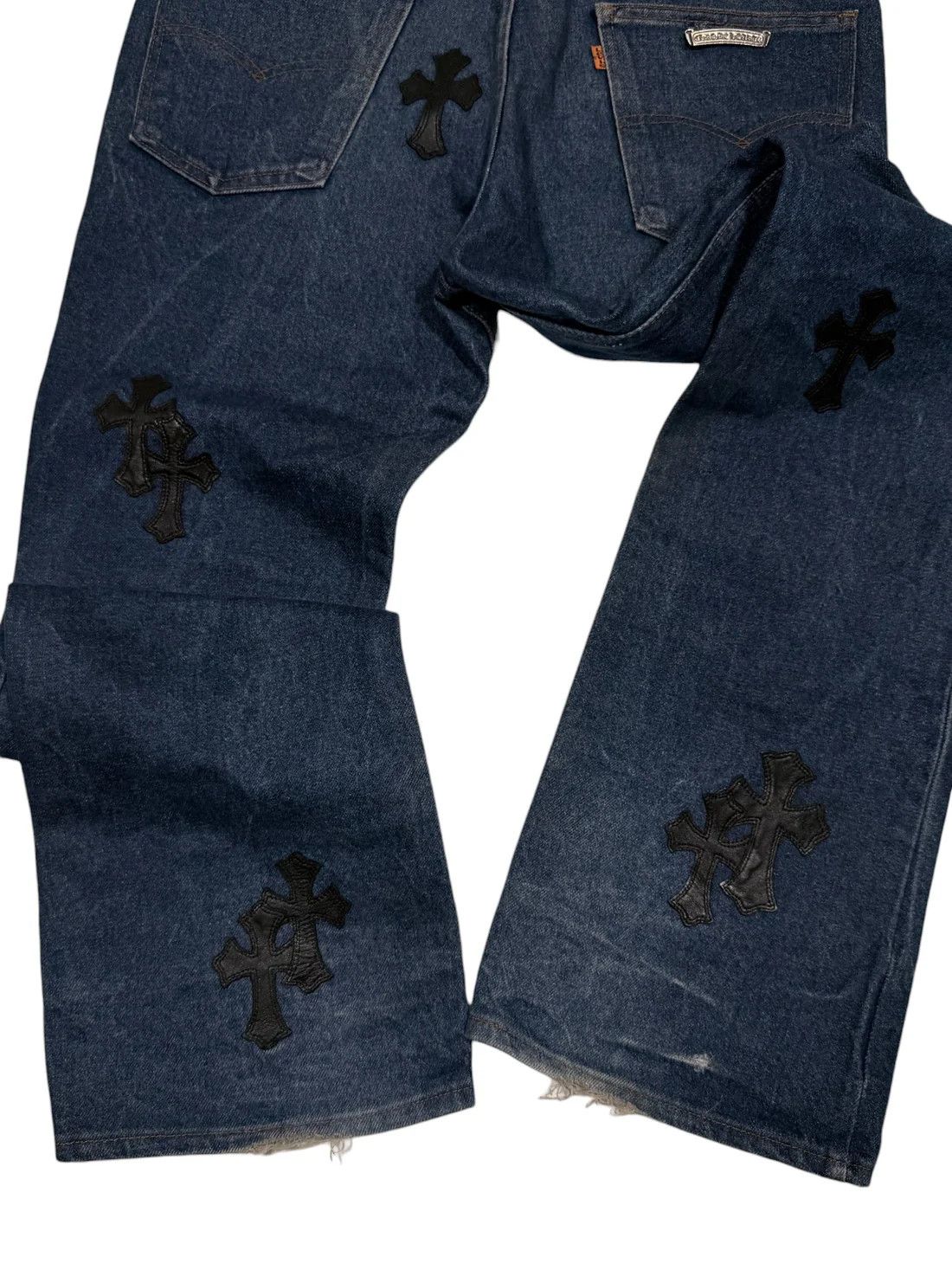 Chrome Hearts Cross Patch Levi's 517 Jeans Size US 34 / EU 50 - 3 Thumbnail