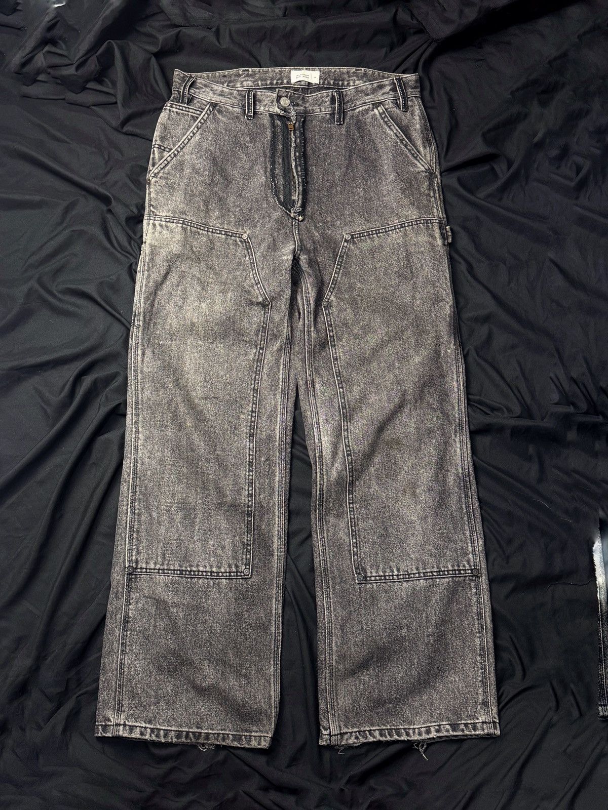 Andersson Bell Archived Andersson Bell Denim Pants Double Knee Carpenter JW Size US 33 - 1 Thumbnail
