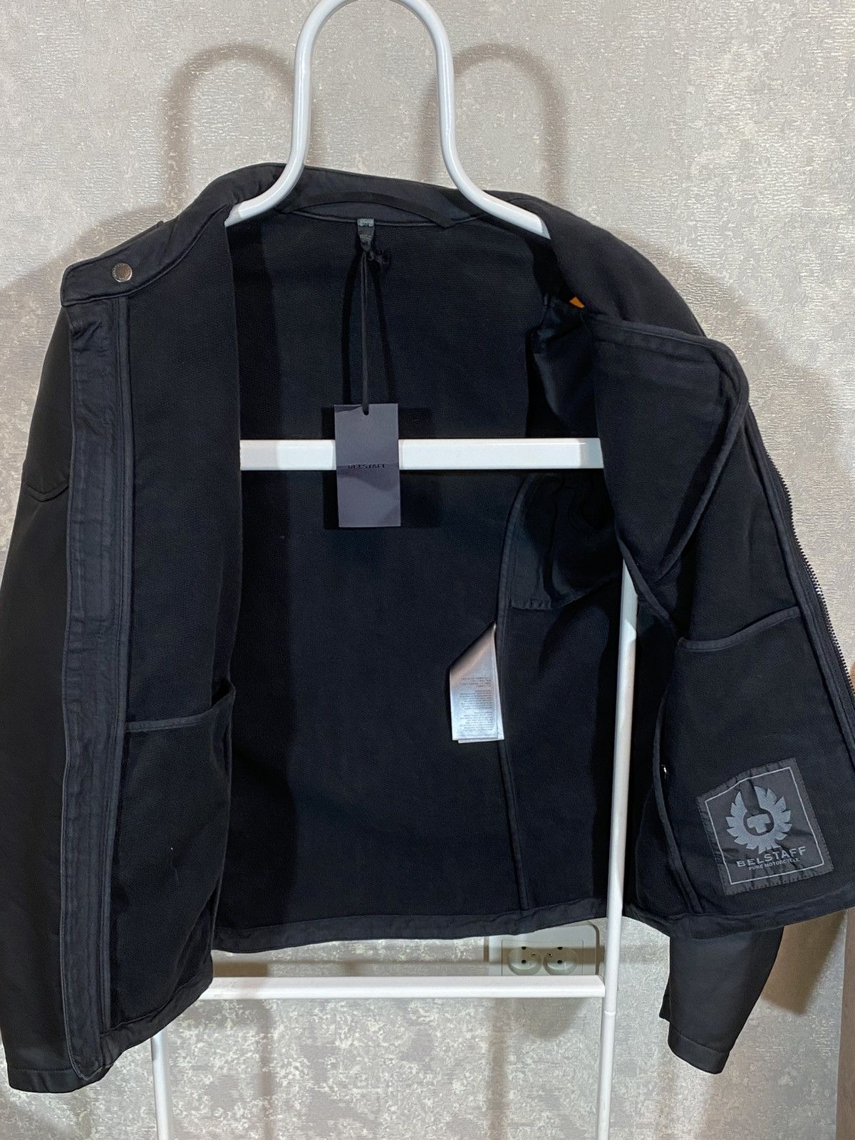 Barbour × Belstaff Belstaff New Black Men Motorcycle Jacket Racing Size US M / EU 48-50 / 2 - 8 Thumbnail