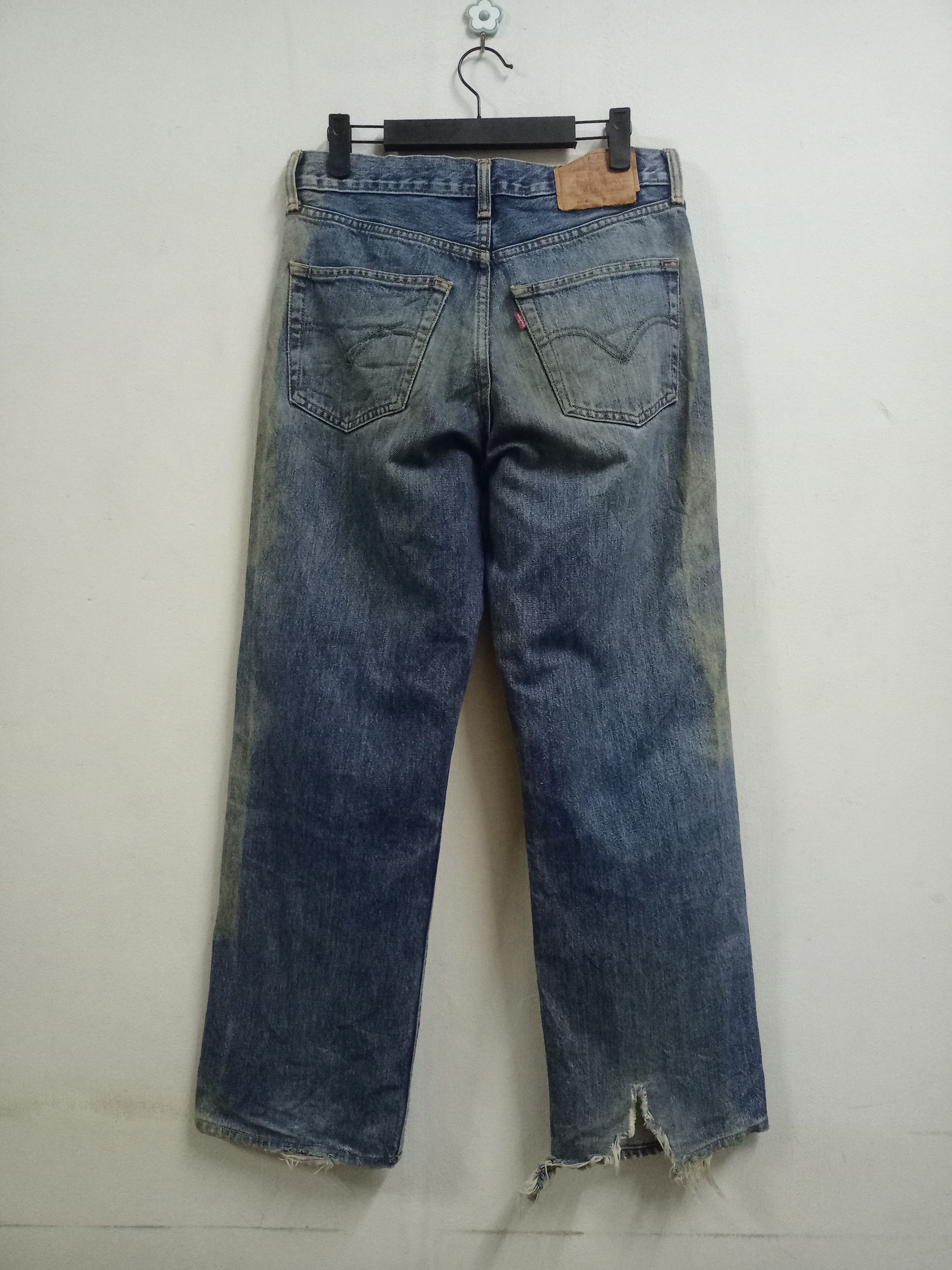 Levi's × Levi's Vintage Clothing Vintage Levis 508 Mud Wash Distressed Baggy Jeans 30x28 Size US 30 / EU 46 - 2 Thumbnail