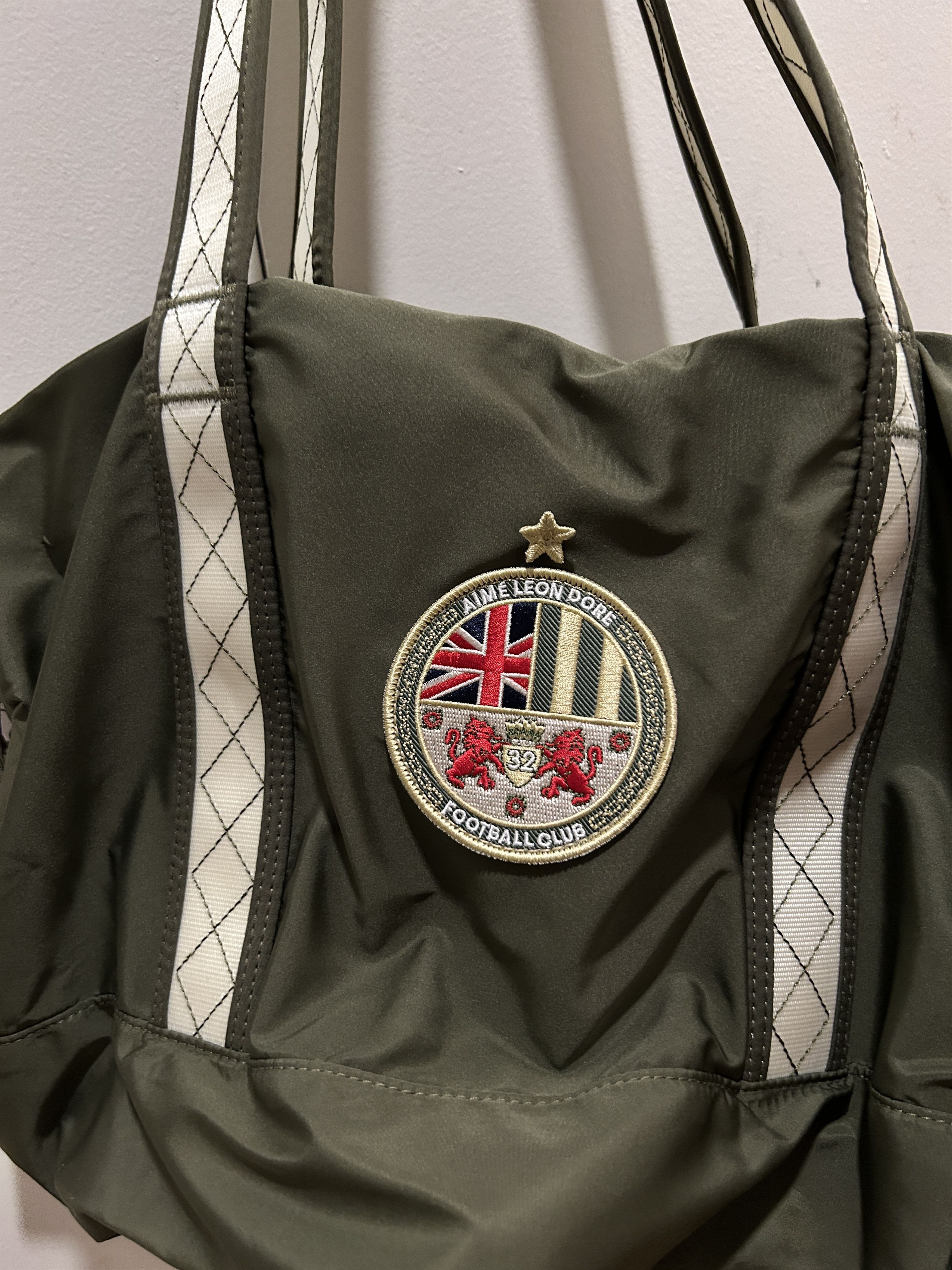 Aime Leon Dore Mini Crest Contrast Tote Bag Botanical Green