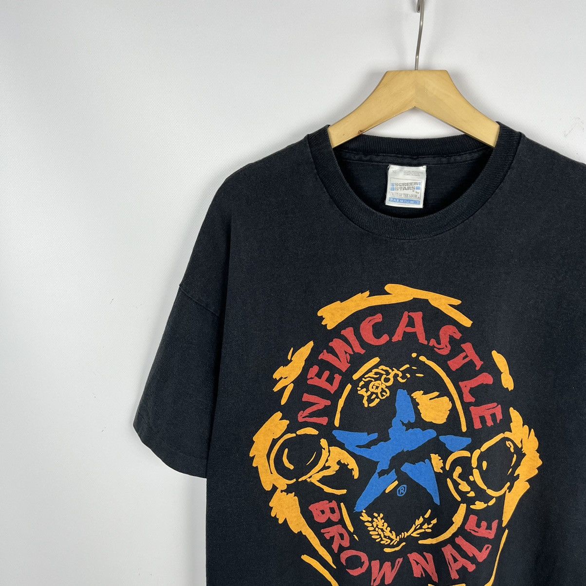 Drink Beer Save Water Vintage New Castle beer single stitch faded tee 90’s Size US XL / EU 56 / 4 - 5 Thumbnail