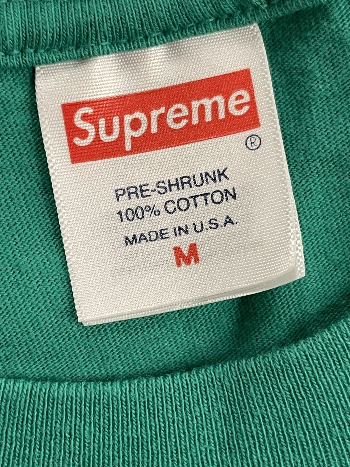Supreme Supreme Trash Tee Size M Color Green 🟢 Size US M / EU 48-50 / 2 - 3 Thumbnail