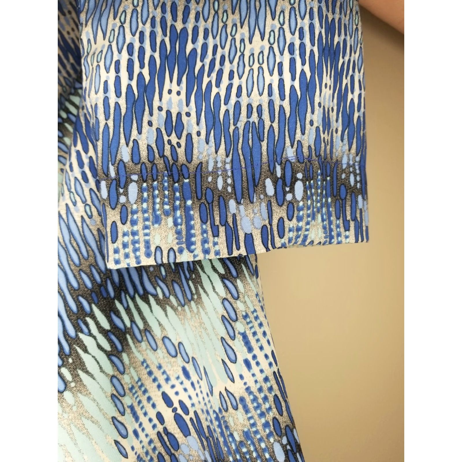 Element ELEMENTZ Blouse Women 1X Multicolor Blue Teal Size 1X Womens Blouse 1X Multicolor Teal Blue Size XL / US 12-14 / IT 48-50 - 5 Thumbnail
