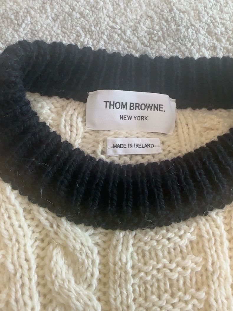 Thom Browne Thom Browne woollen sweater Size US L / EU 52-54 / 3 - 3 Thumbnail