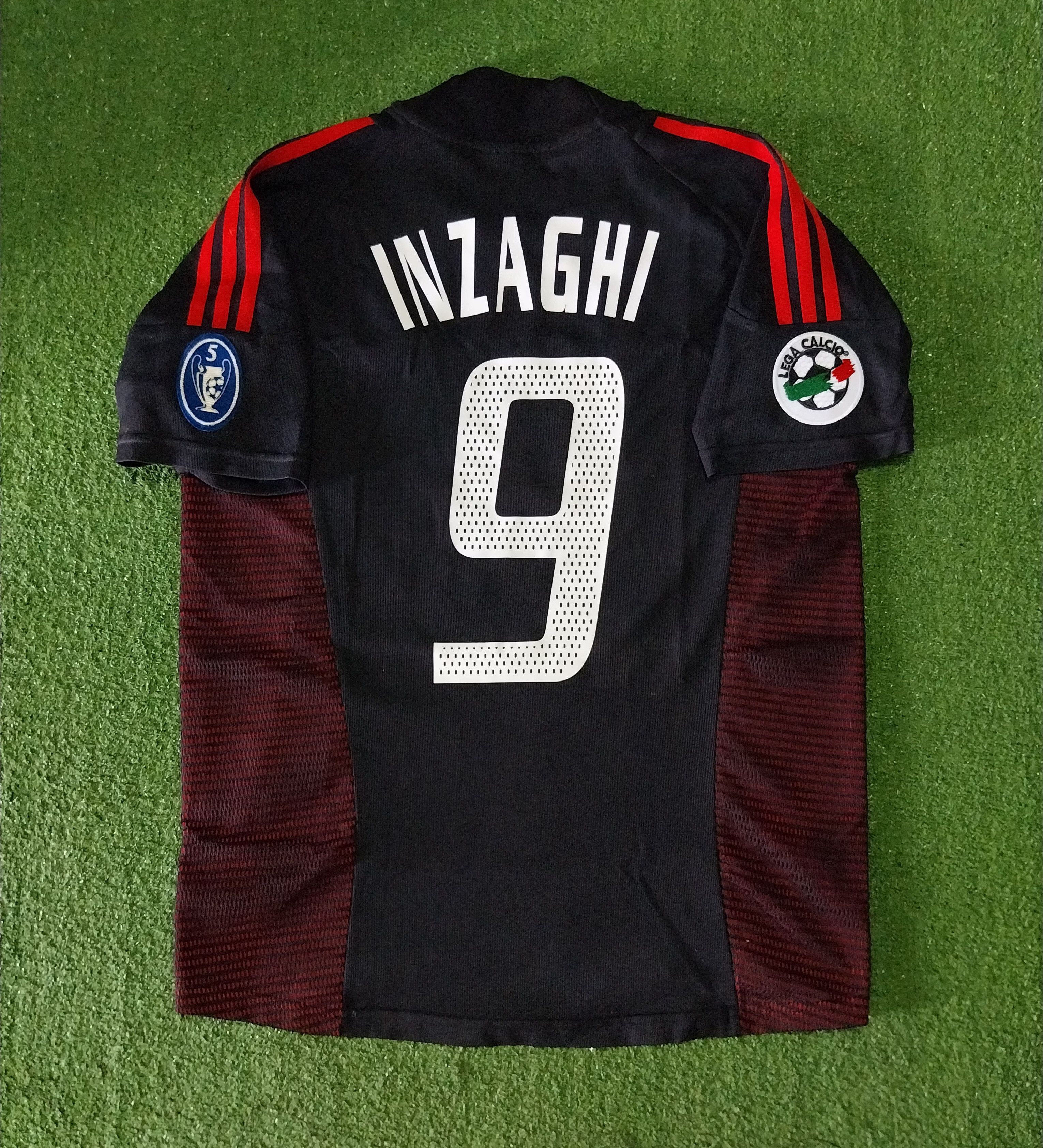 Adidas Ac milan 3rd 2002/2003 inzaghi jersey football | Grailed