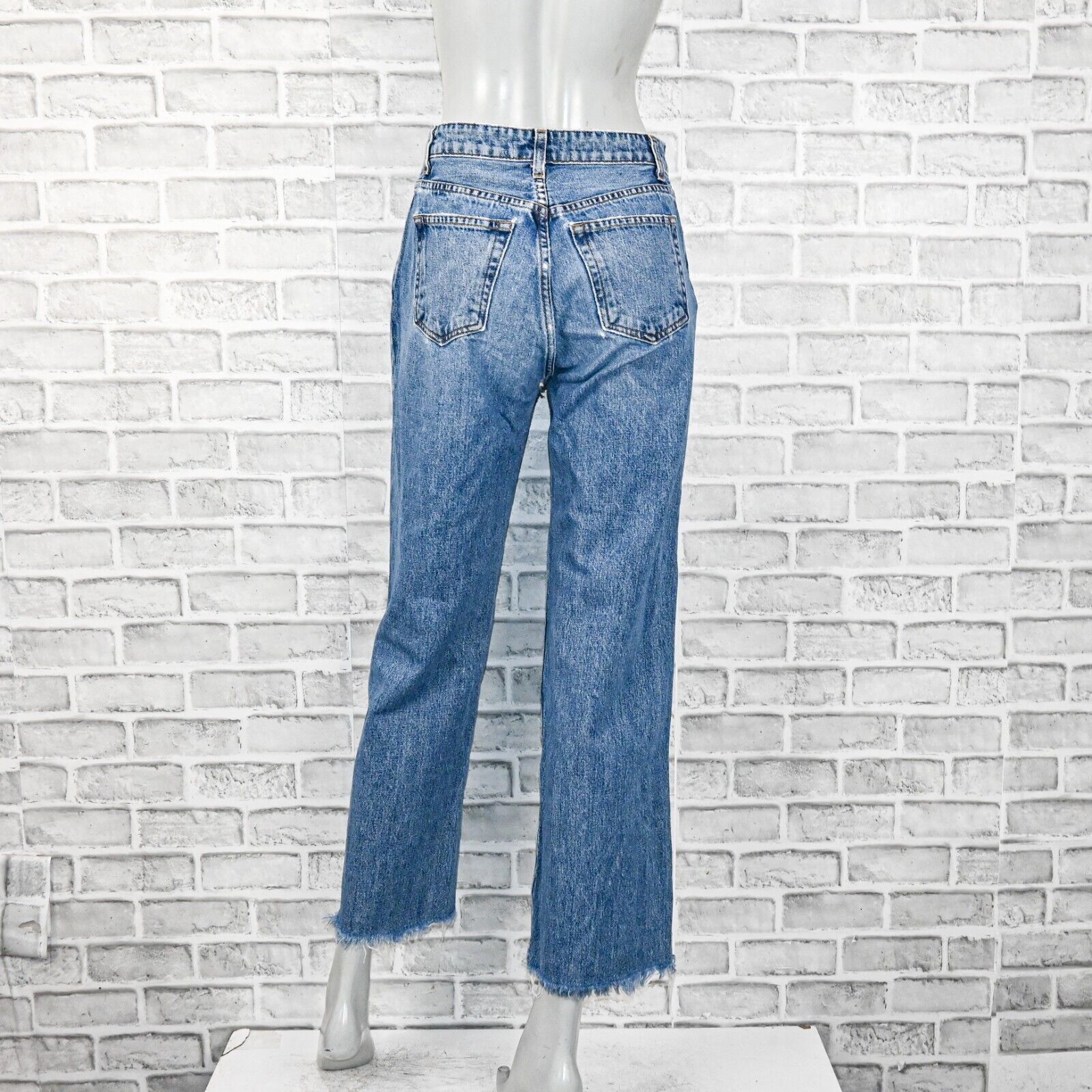 Reformation REFORMATION High Rise Wide leg FAWCETT Jeans distressed Size 27" / US 4 / IT 40 - 4 Thumbnail