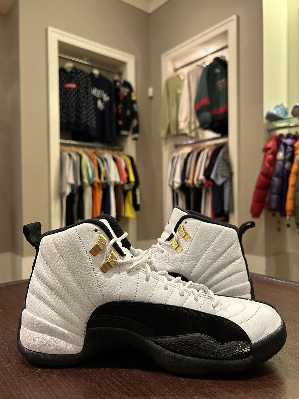Jordan 12 Retro Taxi 2013 Hi Top Sneakers