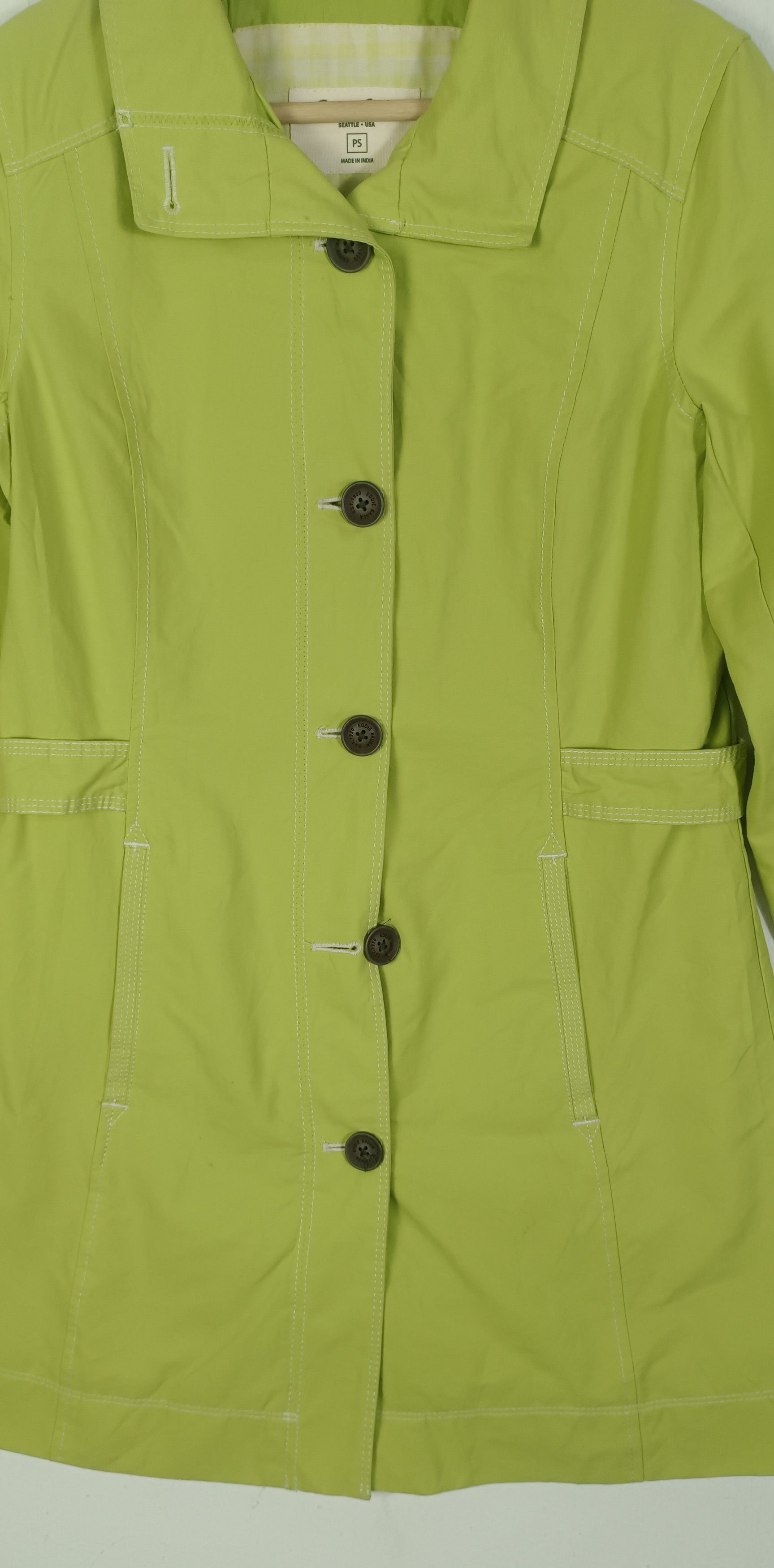 Eddie Bauer Eddie Bauer Seattle USA Lime Green Trench Coat Size S / US 4 / IT 40 - 7 Thumbnail