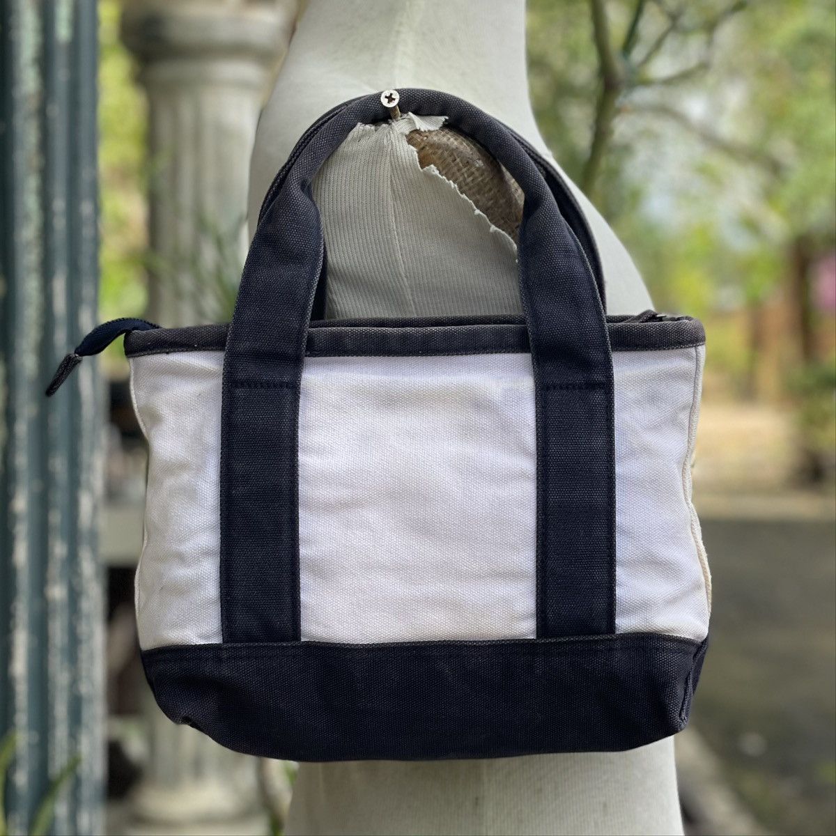 Canvas × Polo Ralph Lauren Polo Ralph Lauren Small Tote Bag Size ONE SIZE - 4 Thumbnail