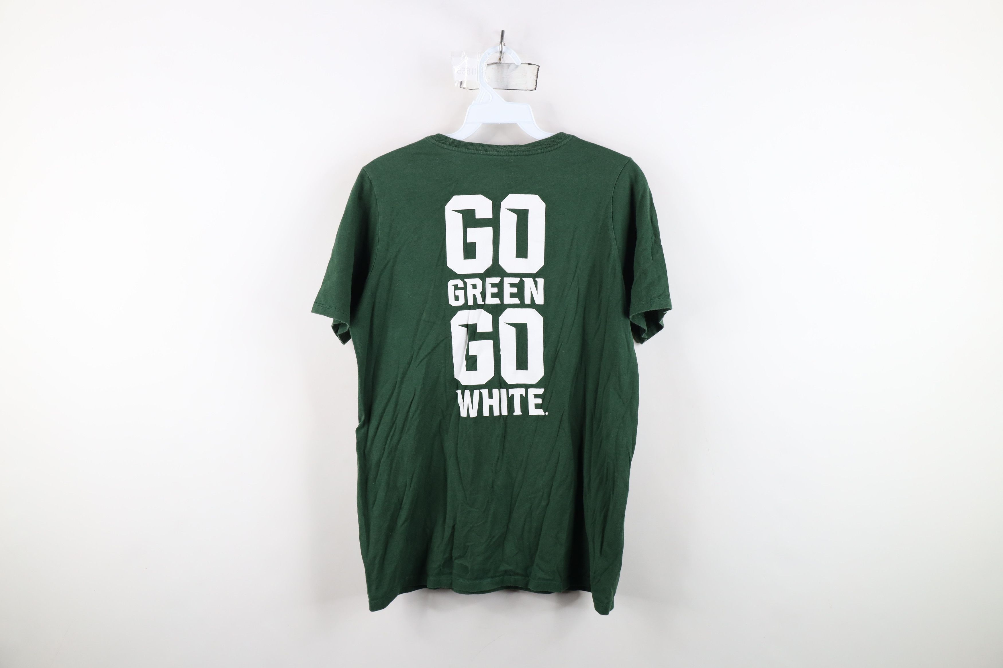 Nike Nike Michigan State University Football T-Shirt Green Size XL / US 12-14 / IT 48-50 - 13 Thumbnail