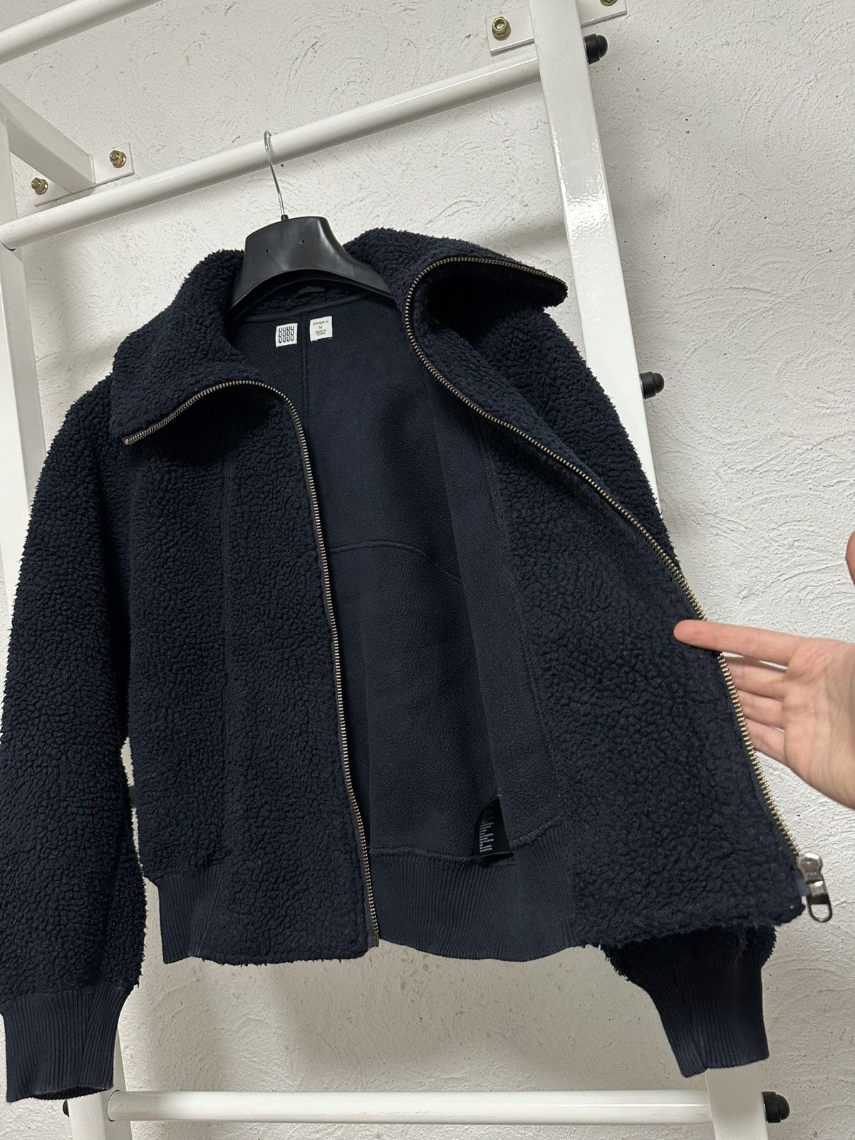 Undercover Uniqlo x Undercover Women’s Dark Blue Teddy Fleece Size M Size M / US 6-8 / IT 42-44 - 4 Thumbnail