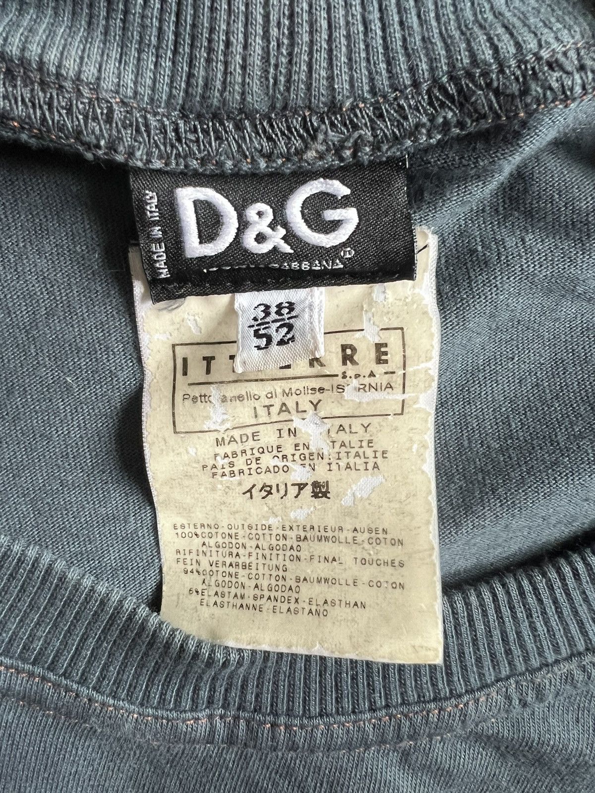 Dolce & Gabbana Vintage Japanese Dolce and Gabbana cargo t shirt “Menatwork” Size US M / EU 48-50 / 2 - 7 Thumbnail