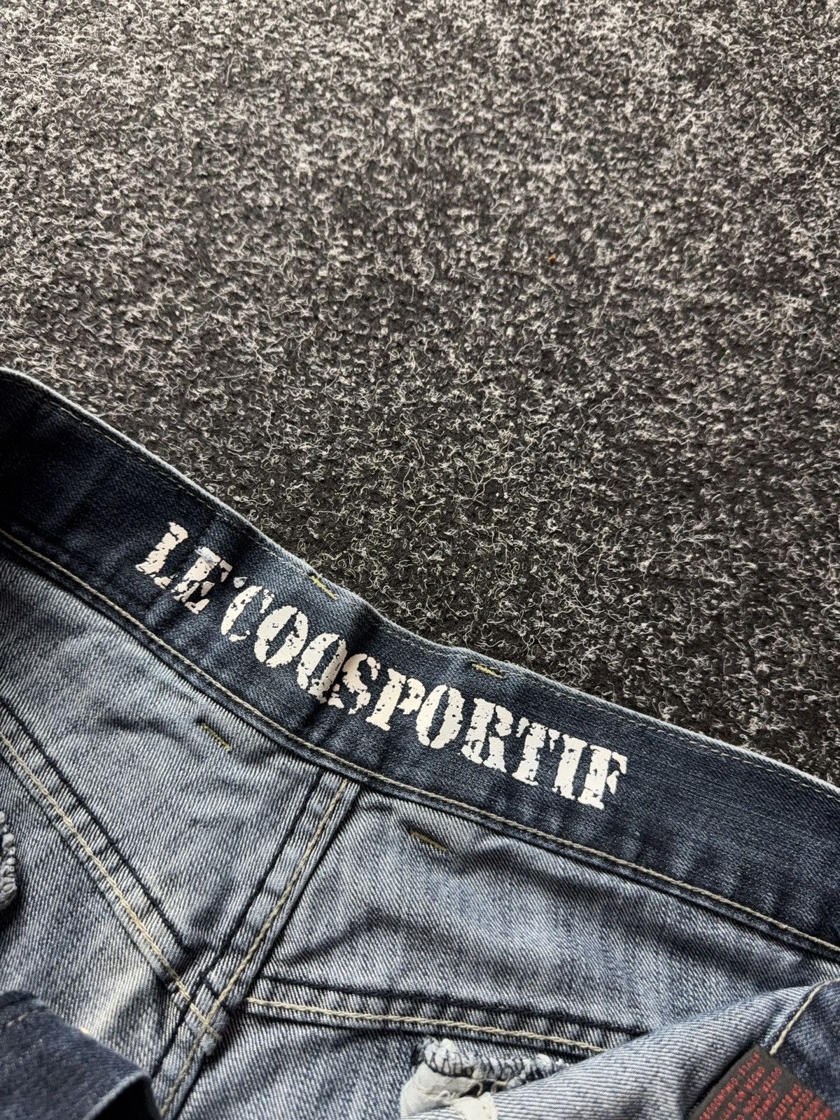 Le Coq Sportif Vintage Retro 00s Le Coq Sportif Straight Jeans Y2K Denim Size US 31 - 12 Thumbnail