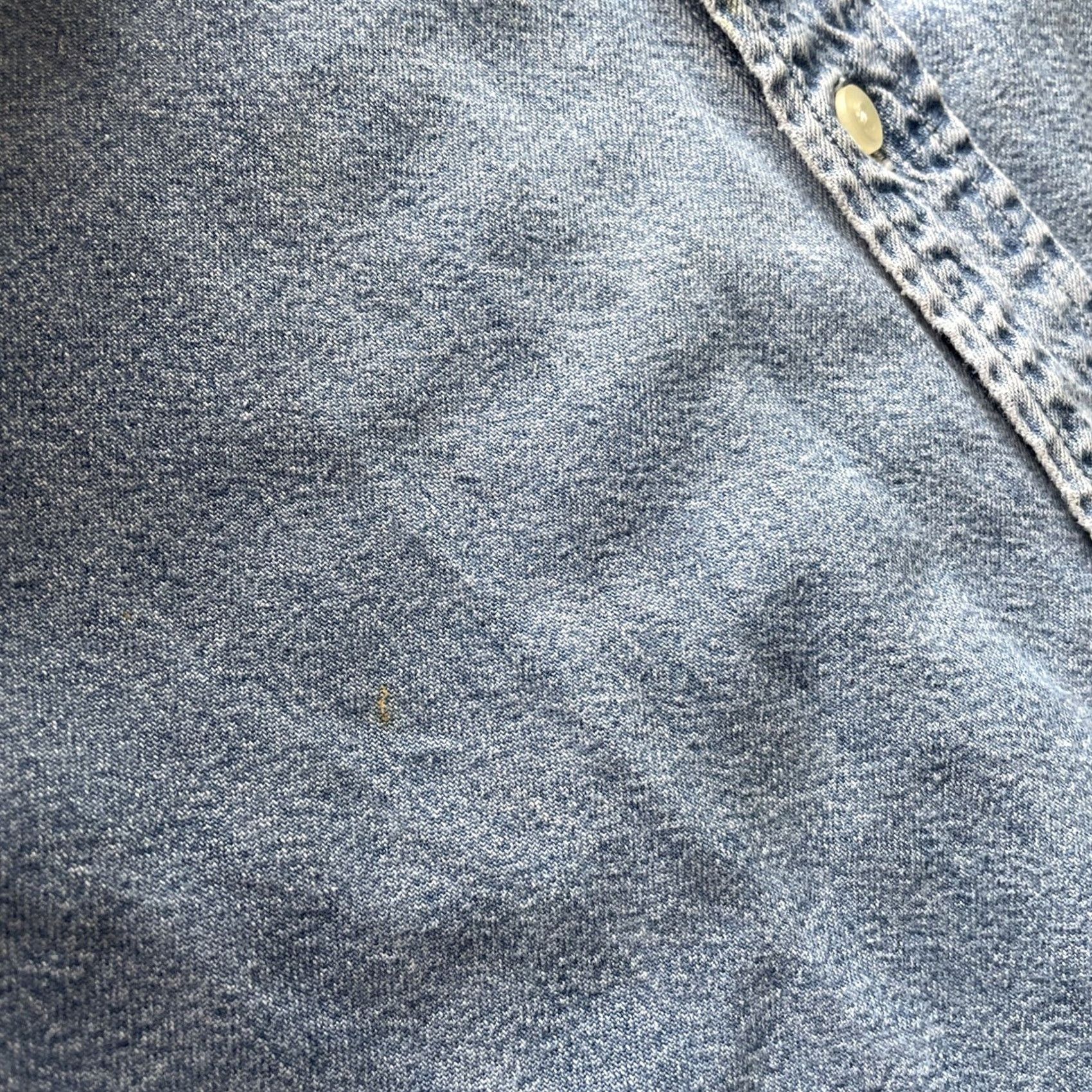 Gap VINTAGE Gap Denim Shirt Mens XL Button-Down Blue Jeans Grunge 90s Y2K Casual Workwear Baggy Relaxed Pocketed Cotton Denim Button-Up shirts Size US XL / EU 56 / 4 - 7 Thumbnail