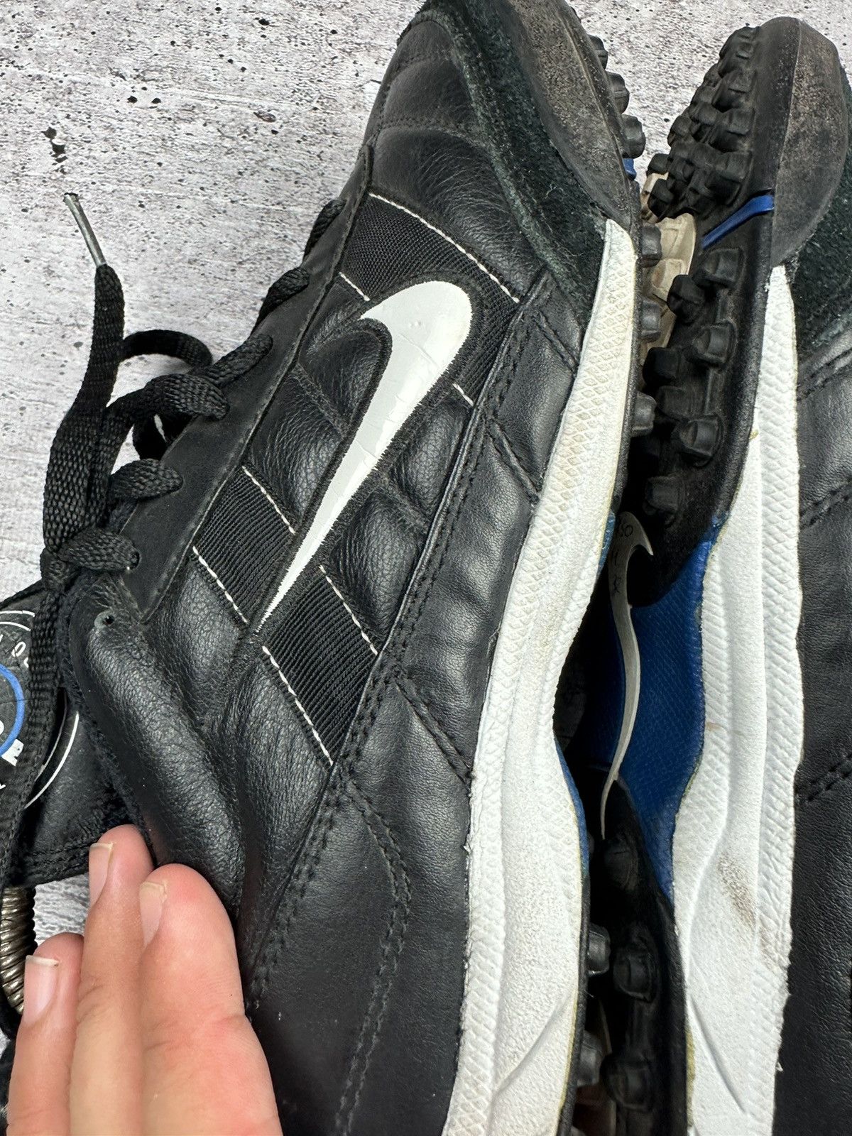 Nike × Vintage 2000 Nike Tiempo Pro Vintage Leather Soccer Boots Size US 9 / EU 42 - 13 Thumbnail