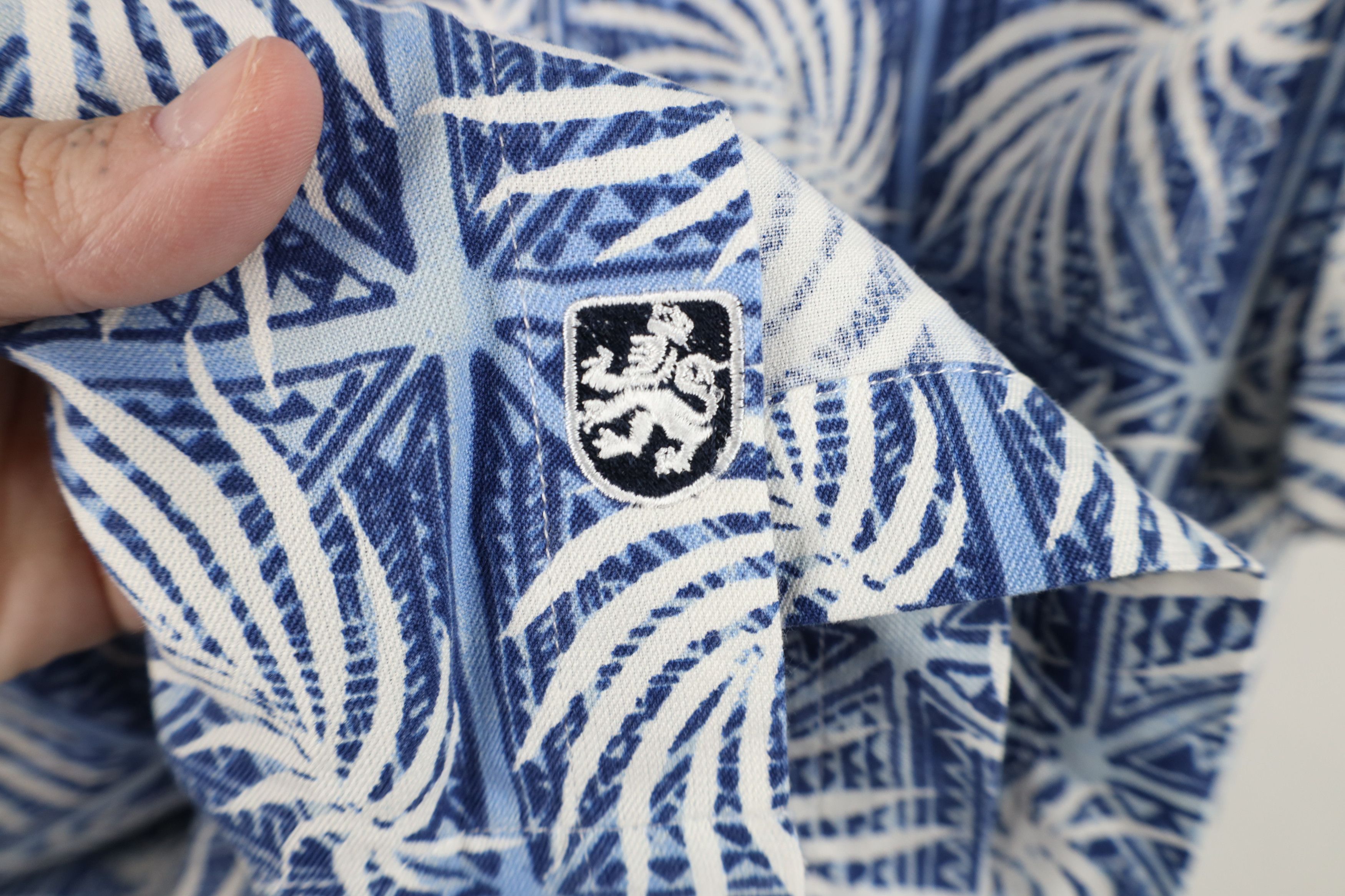 Nat Nast Nat Nast Luxury Originals Palm Leaf Collared Button Shirt Size US XXL / EU 58 / 5 - 4 Thumbnail