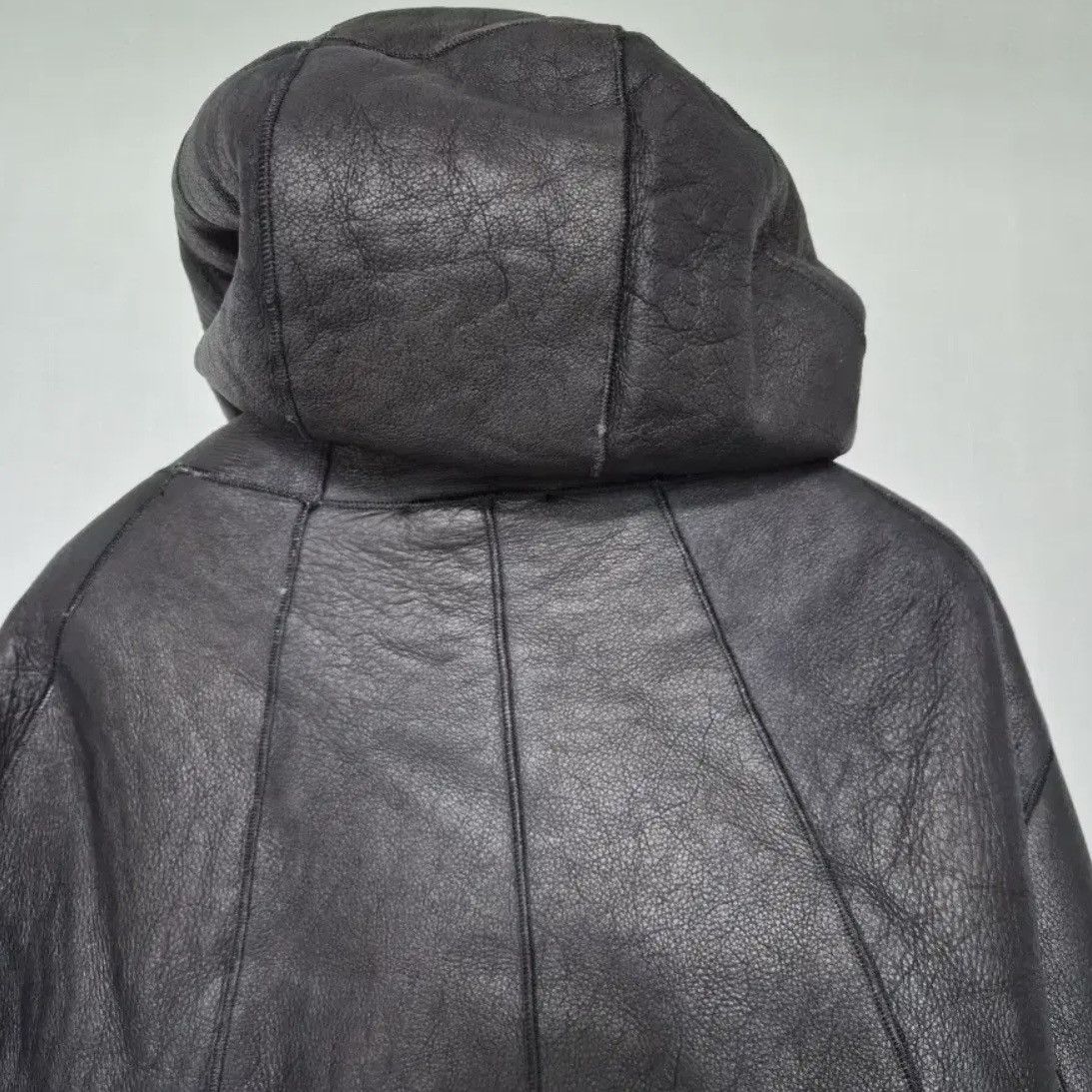 Helmut Lang Helmut Lang Lambskin Sherling Leather Coat Jacket Size US S / EU 44-46 / 1 - 4 Thumbnail
