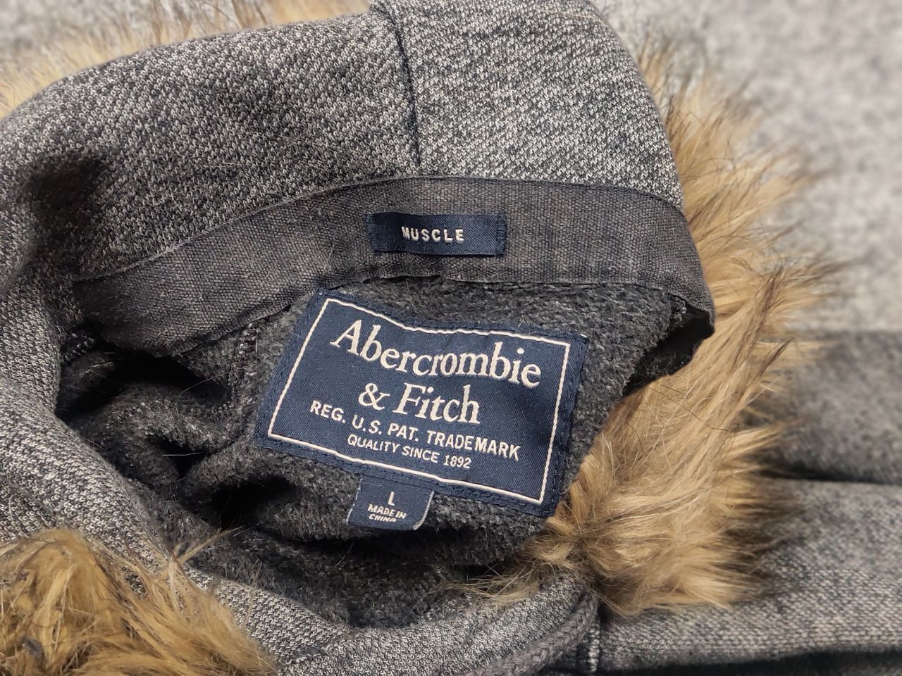 If Six Was Nine Vintage Abercrombie Logo Fur Hoodie Y2K if six was nine Size US L / EU 52-54 / 3 - 13 Thumbnail