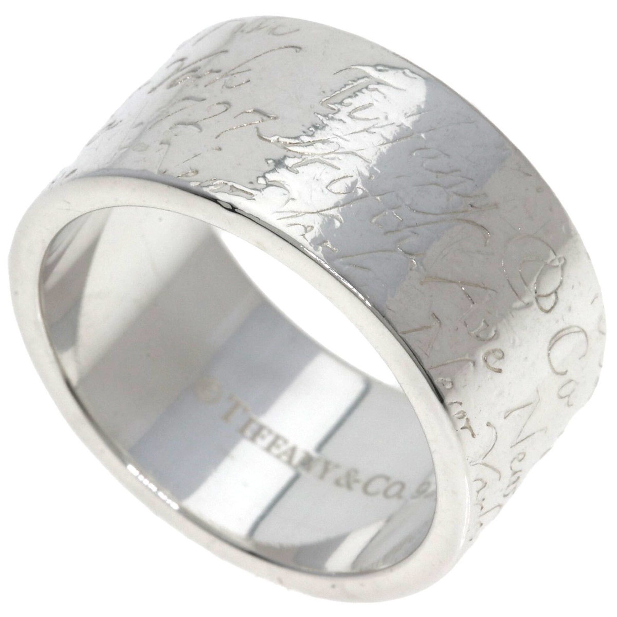 Tiffany & Co. Tiffany & Co. Notes Wide Ring, Silver, Women's Ring Size ONE SIZE - 1 Thumbnail