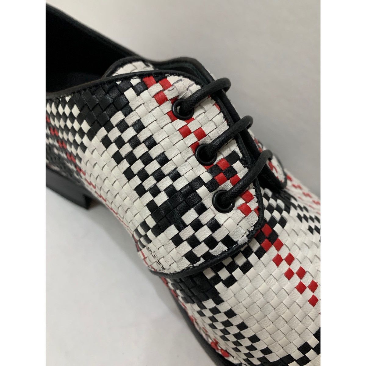 Helmut Lang HELMUT LANG WOVEN OXFORD LEATHER SHOES Size US 10 / EU 43 - 13 Thumbnail