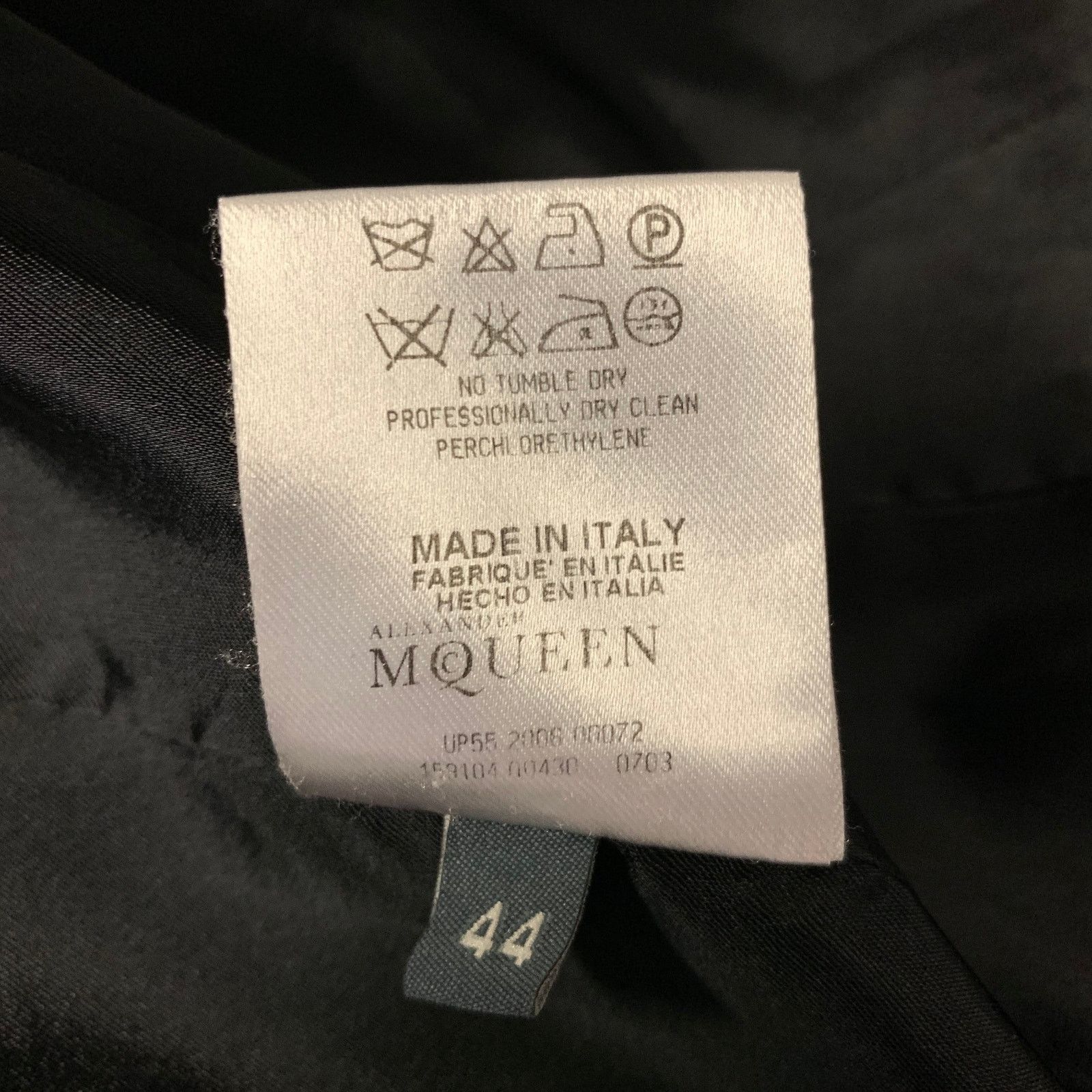 Alexander McQueen ALEXANDER MCQUEEN Grey Polyethylene Double Breasted Coat M Size M / US 6-8 / IT 42-44 - 9 Thumbnail