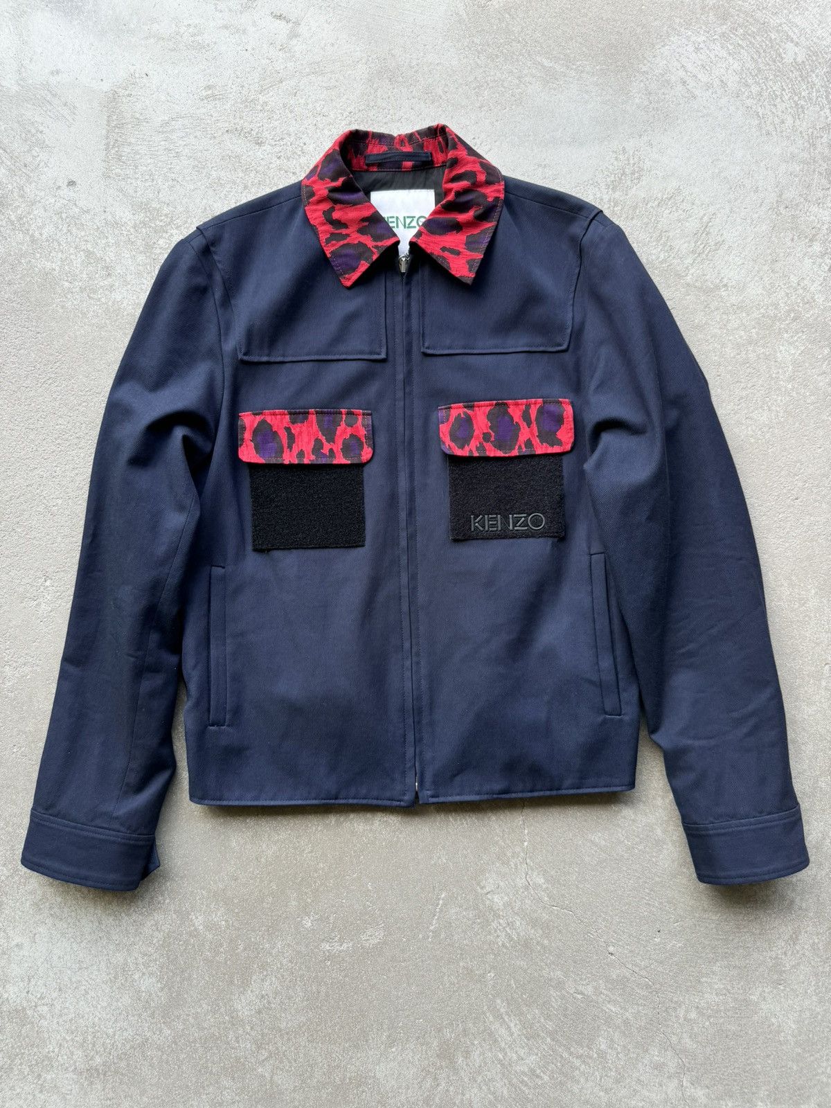 image of Kenzo Paris Jacket in Navy, Men's (Size Small)