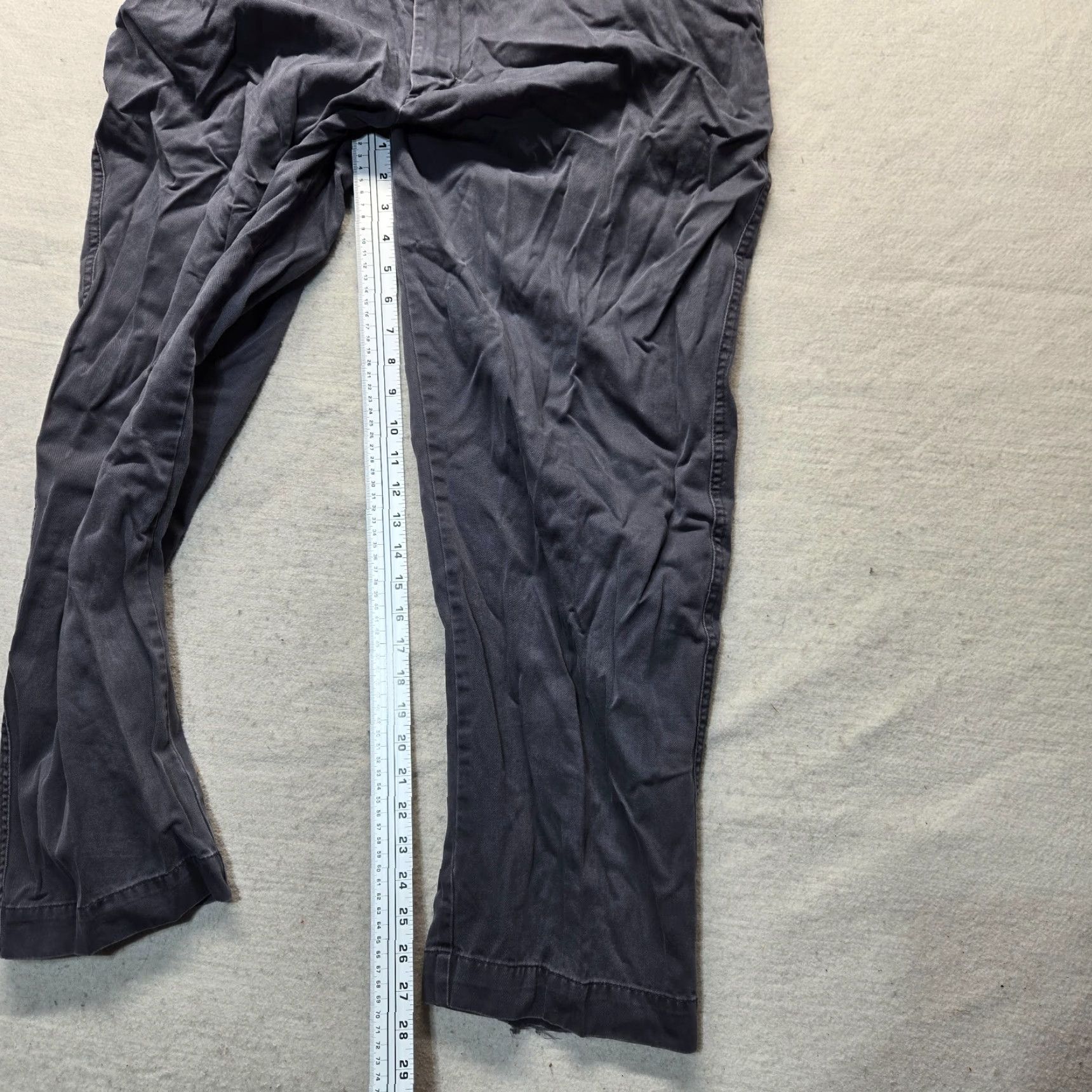 Vintage Cabela's Pants Mens 40" Waist 30" Inseam Gray Chino Style Straight Fit Casual Regular Size US 40 / EU 56 - 6 Thumbnail