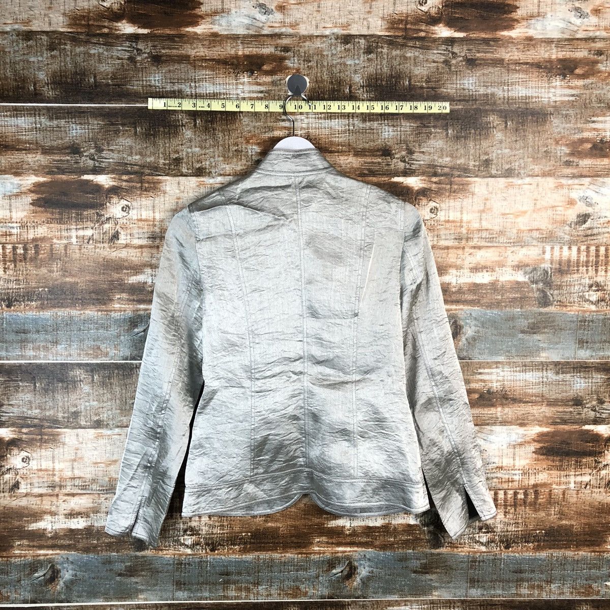 Hiroko Koshino Homme Hiroko Bis hiroko koshino Grey Blazer #A2396 Size S / US 4 / IT 40 - 11 Thumbnail
