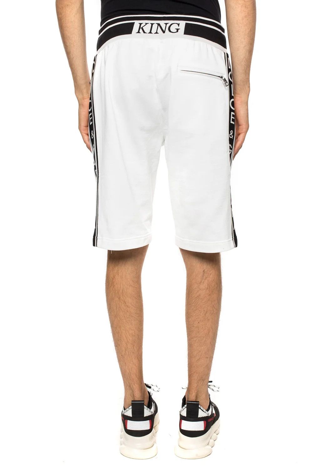 Dolce & Gabbana o1y1224 Short in White/Black Size US 34 / EU 50 - 4 Thumbnail