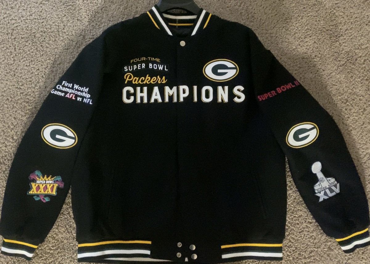 NFL Authentic Green Bay Packers Reversible Super Bowl Varsity Size US XL / EU 56 / 4 - 1 Thumbnail